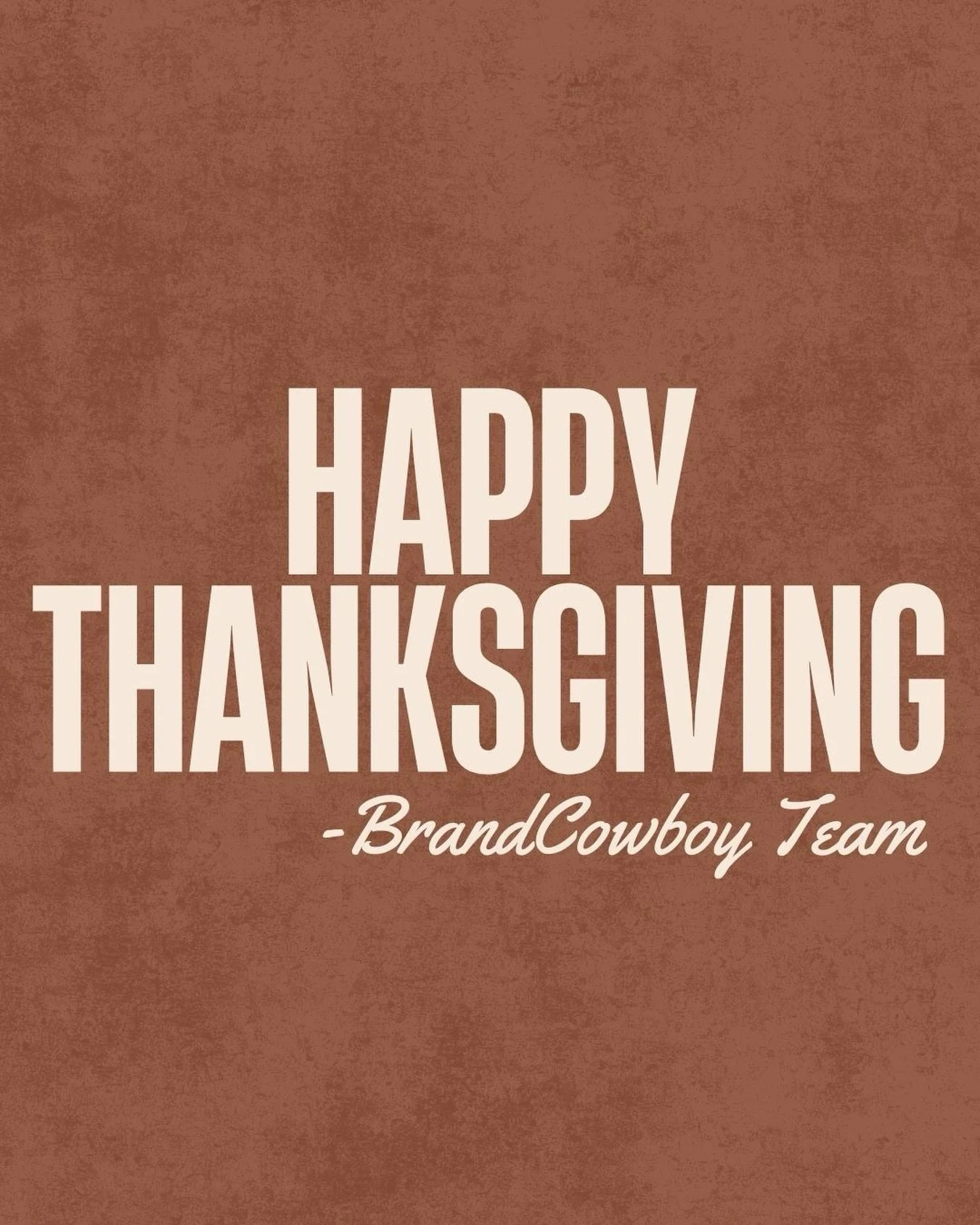 Happy Thanksgiving! We are thankful for all of our amazing customers. We are hoping everyone has a wonderful day!