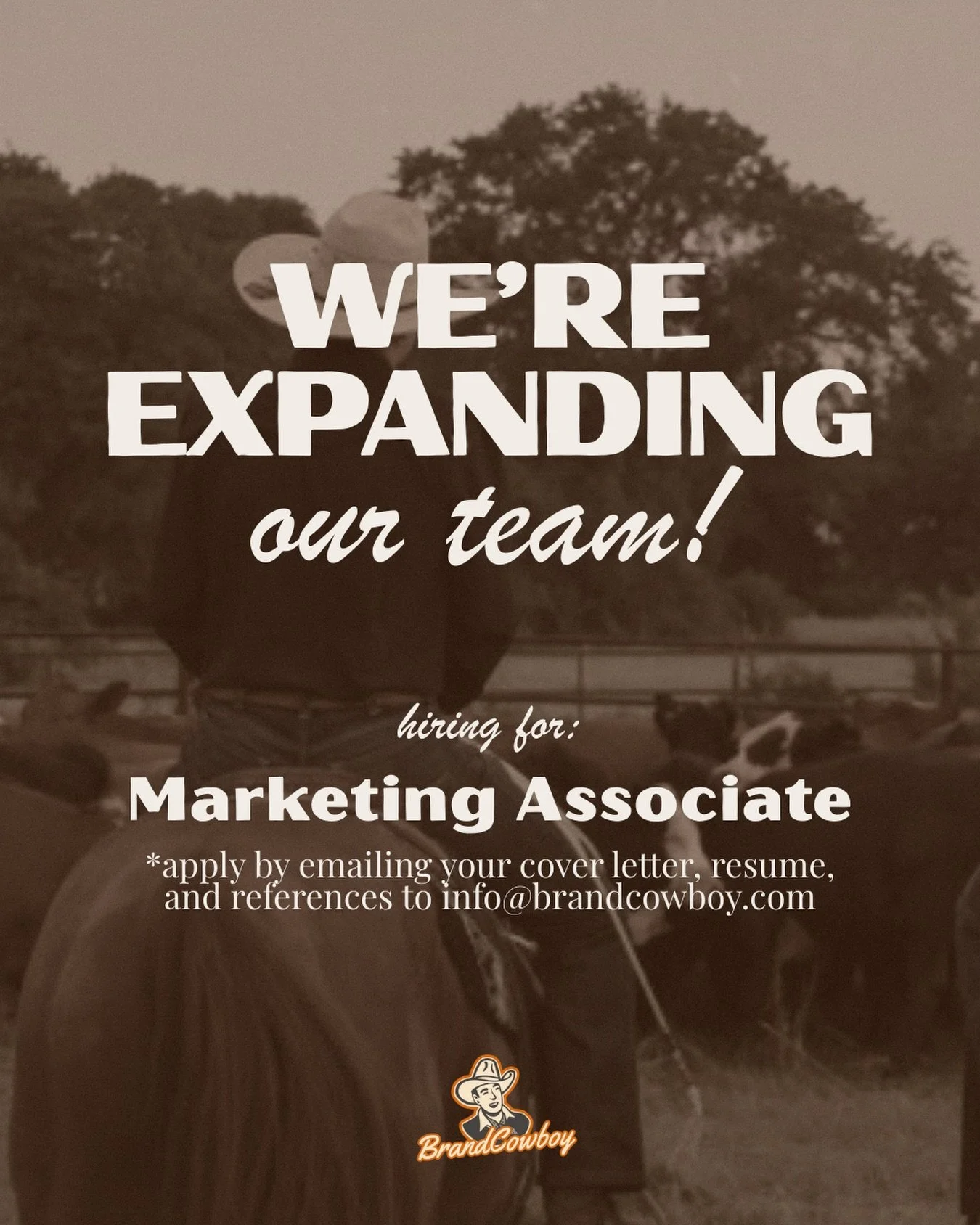 Word around town is&hellip; WE&rsquo;RE HIRING 🤠
We&rsquo;re looking for the next addition to our team!
Learn more + apply using the link in our bio 🔗