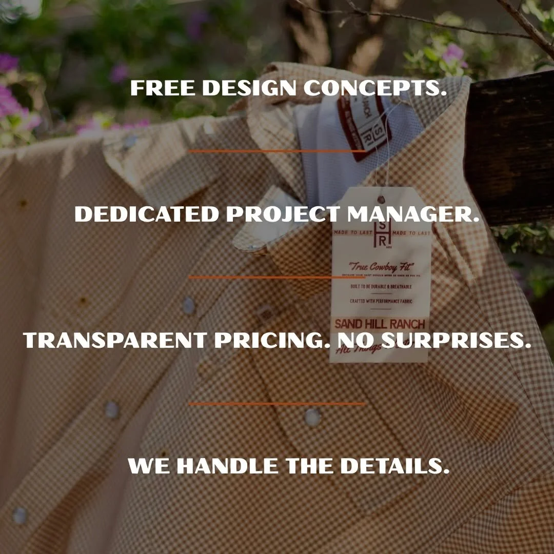 Not all merch companies are cut from the same cloth. 🤠

At BrandCowboy, we believe great merch is about more than putting a logo on a product. It&rsquo;s about making the process easy, building relationships, and getting the details right from start