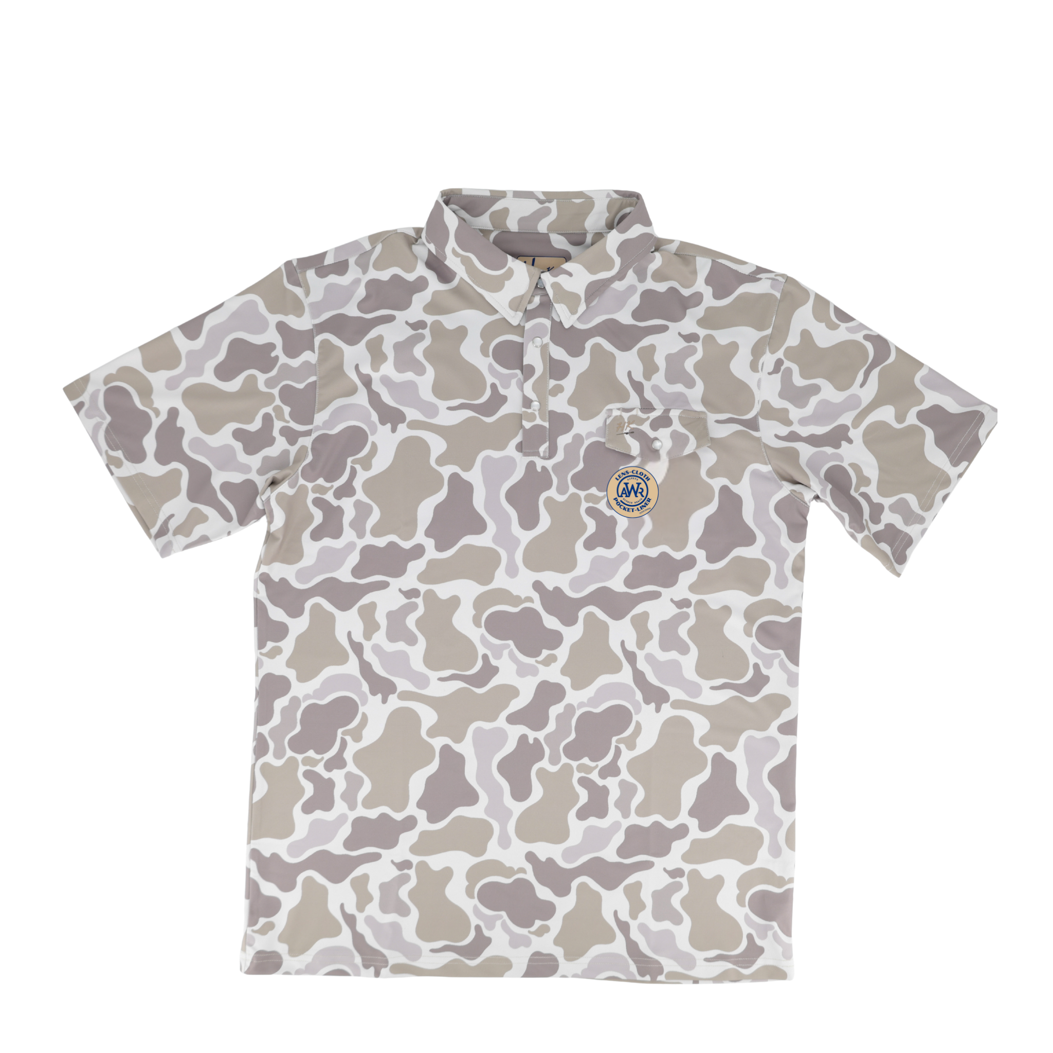 Vintage Camo | White Pearl Snaps | BCHN-PO-SS-CORECAMO