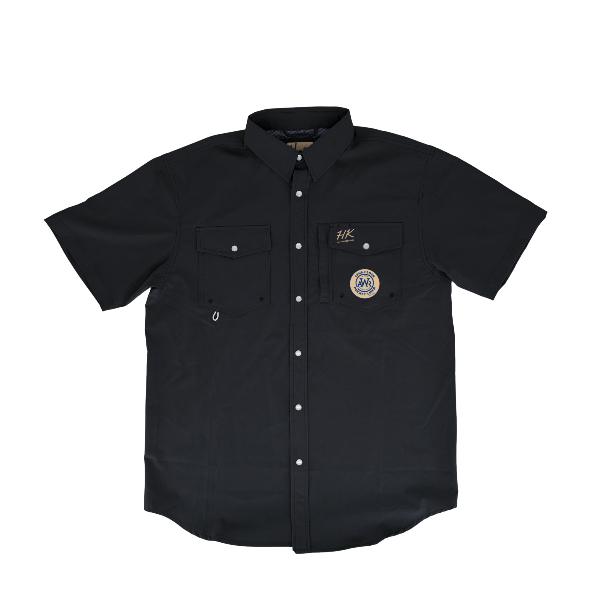 HornKnot | Black | Traditional Western Pocket With Hidden Zipper | BCHN-OPS-SS-CHAR