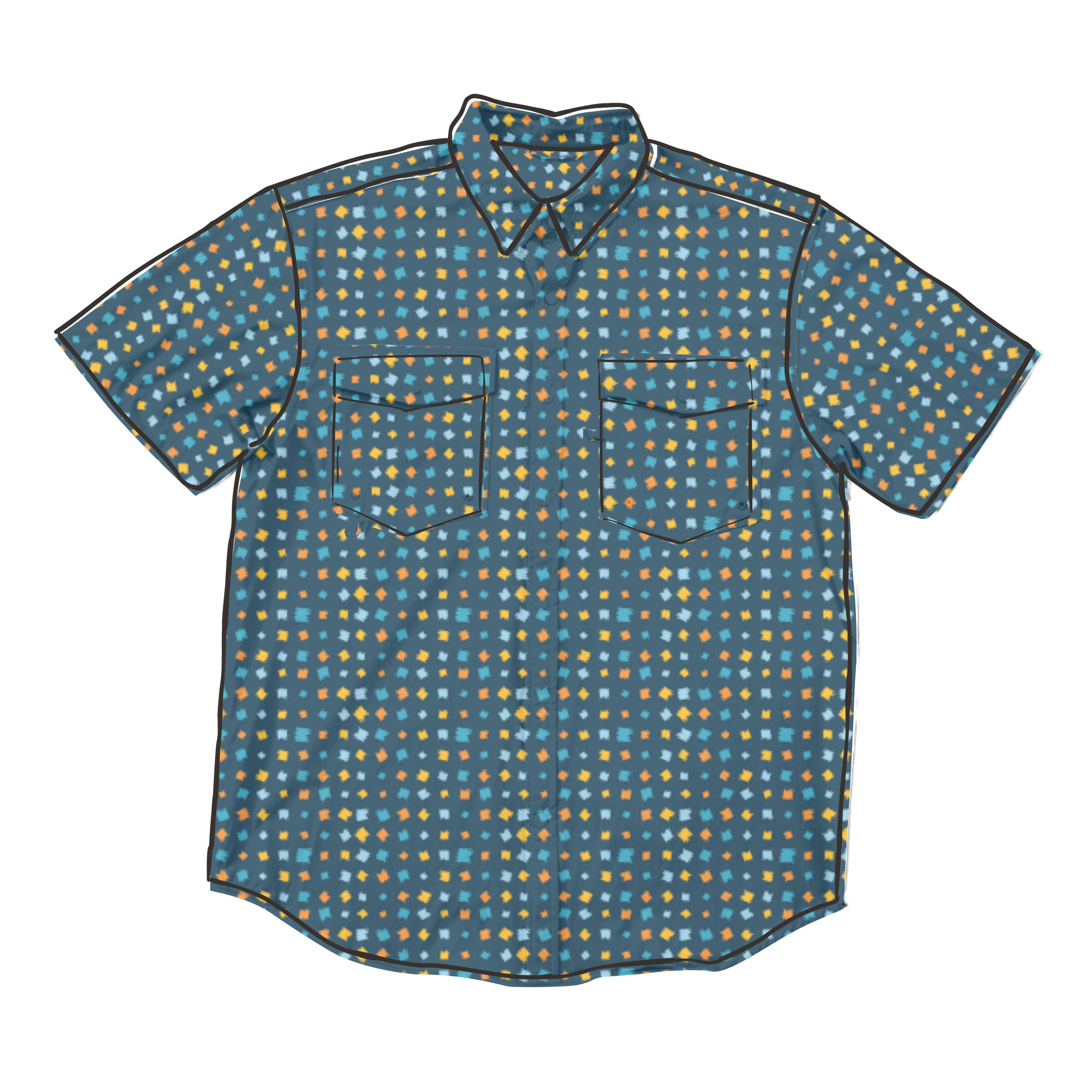 Custom Sublimation Pattern | "Cool Hand"