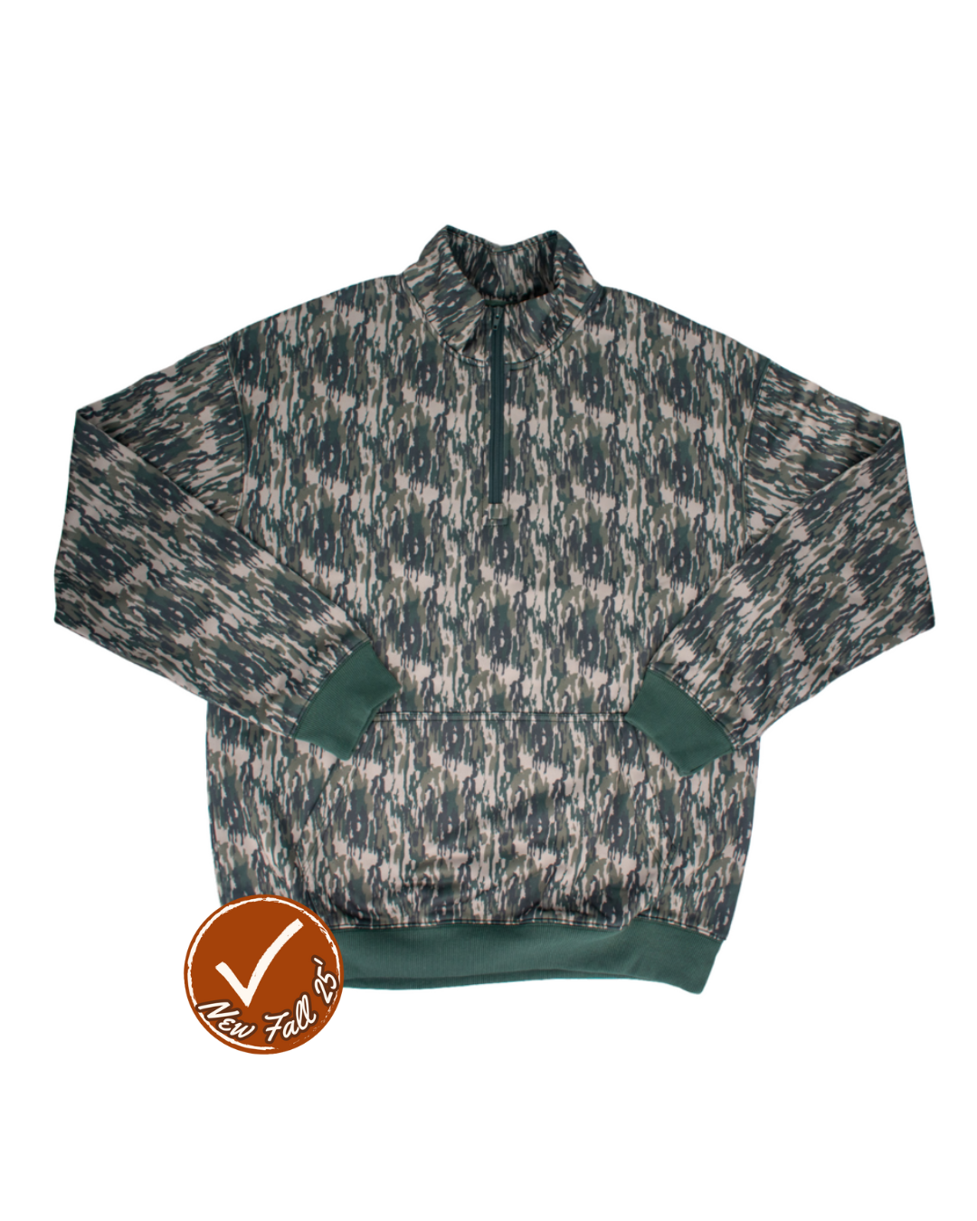 HORNKNOT | Streaked Camo | Quarter Zip