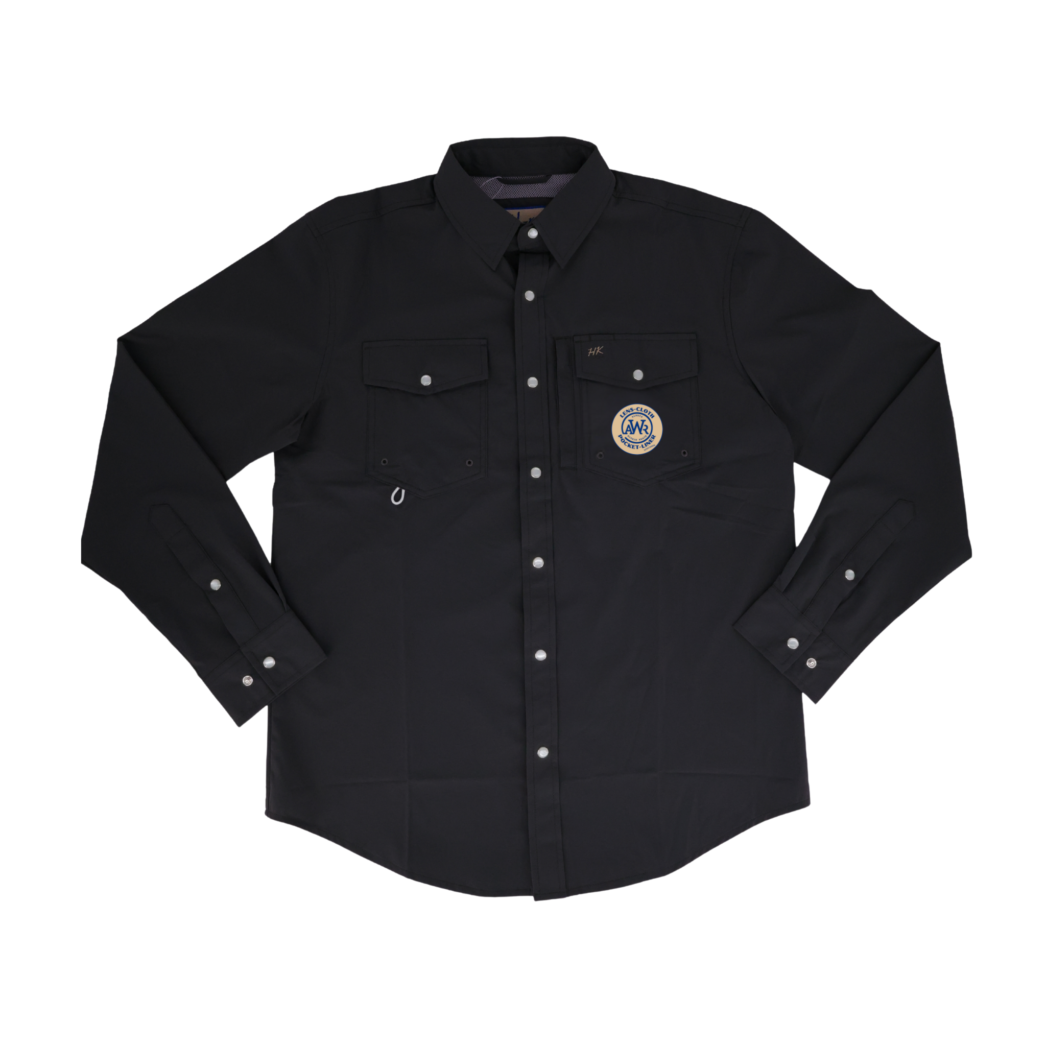 HornKnot | Black | Traditional Western Pocket With Hidden Zipper | BCHN-OPS-LS-COREBLK