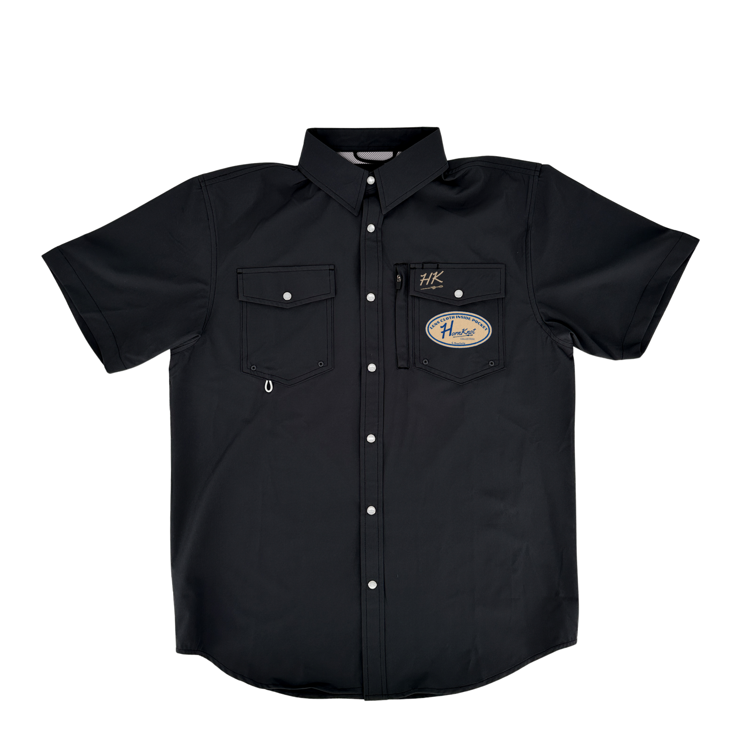 HORNKNOT | Charcoal | Traditional Western Pocket With Hidden Zipper