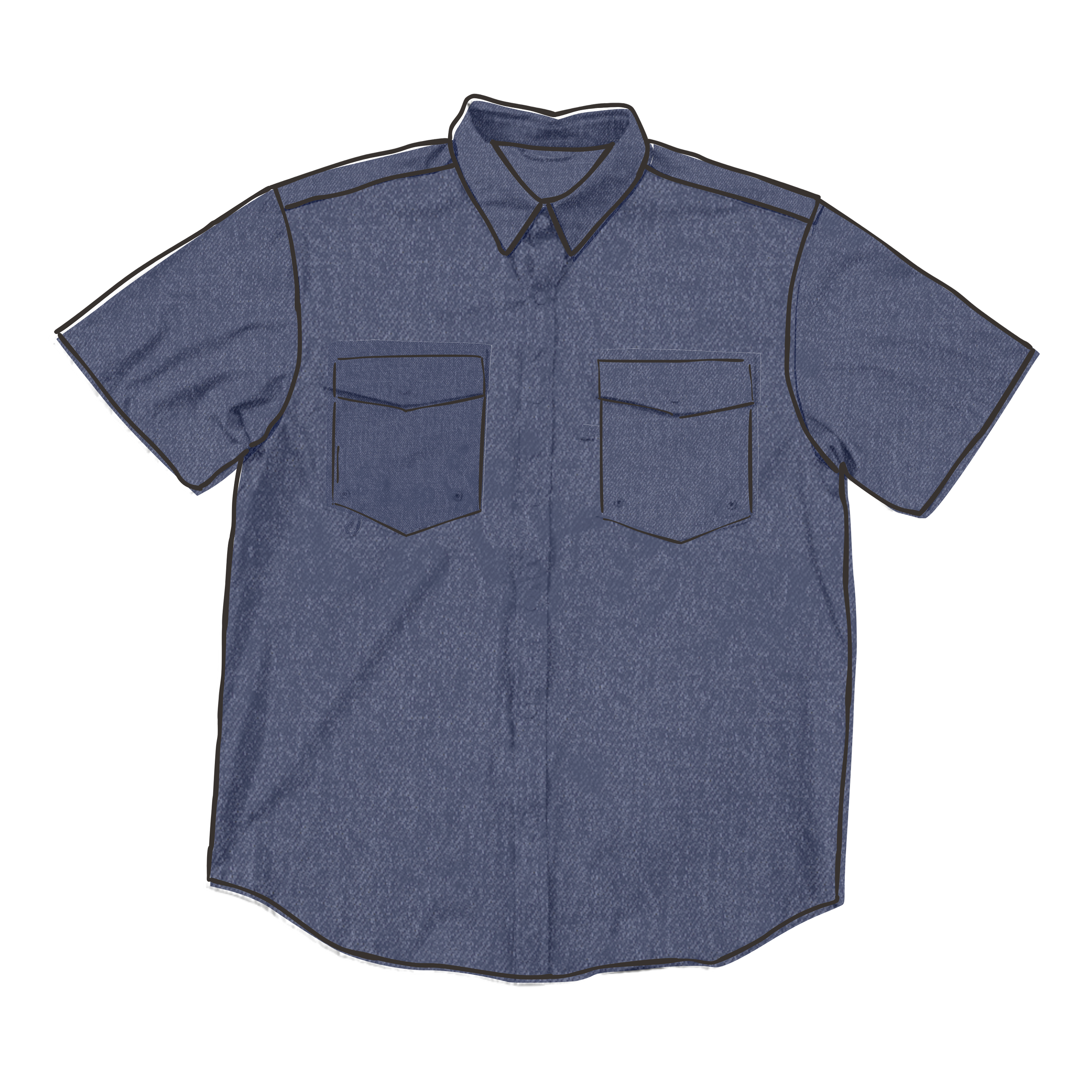 Custom Sublimation Pattern | "Chic Chambray"