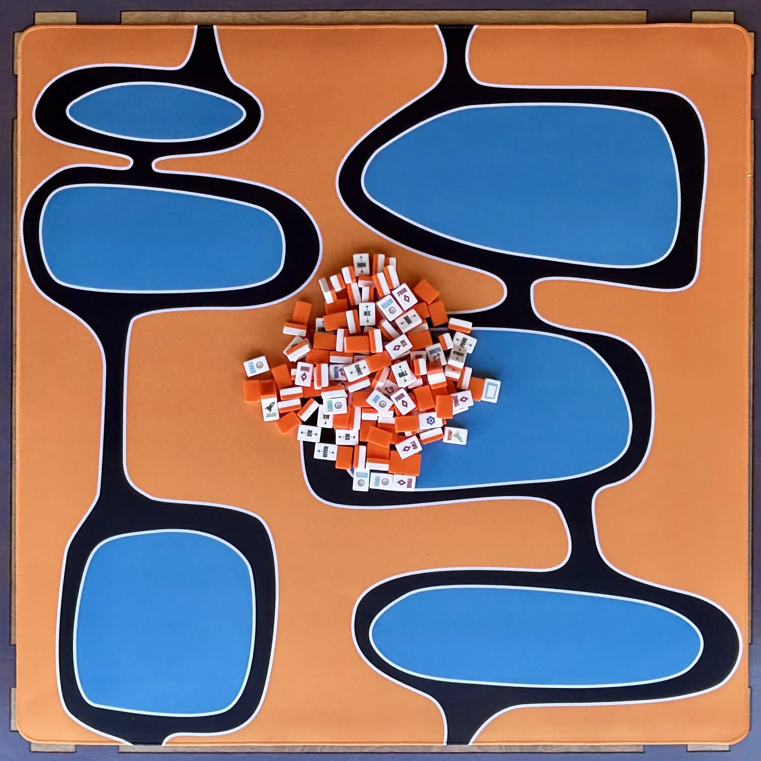 abstract atomic mat — Two Sparrows Mahjong