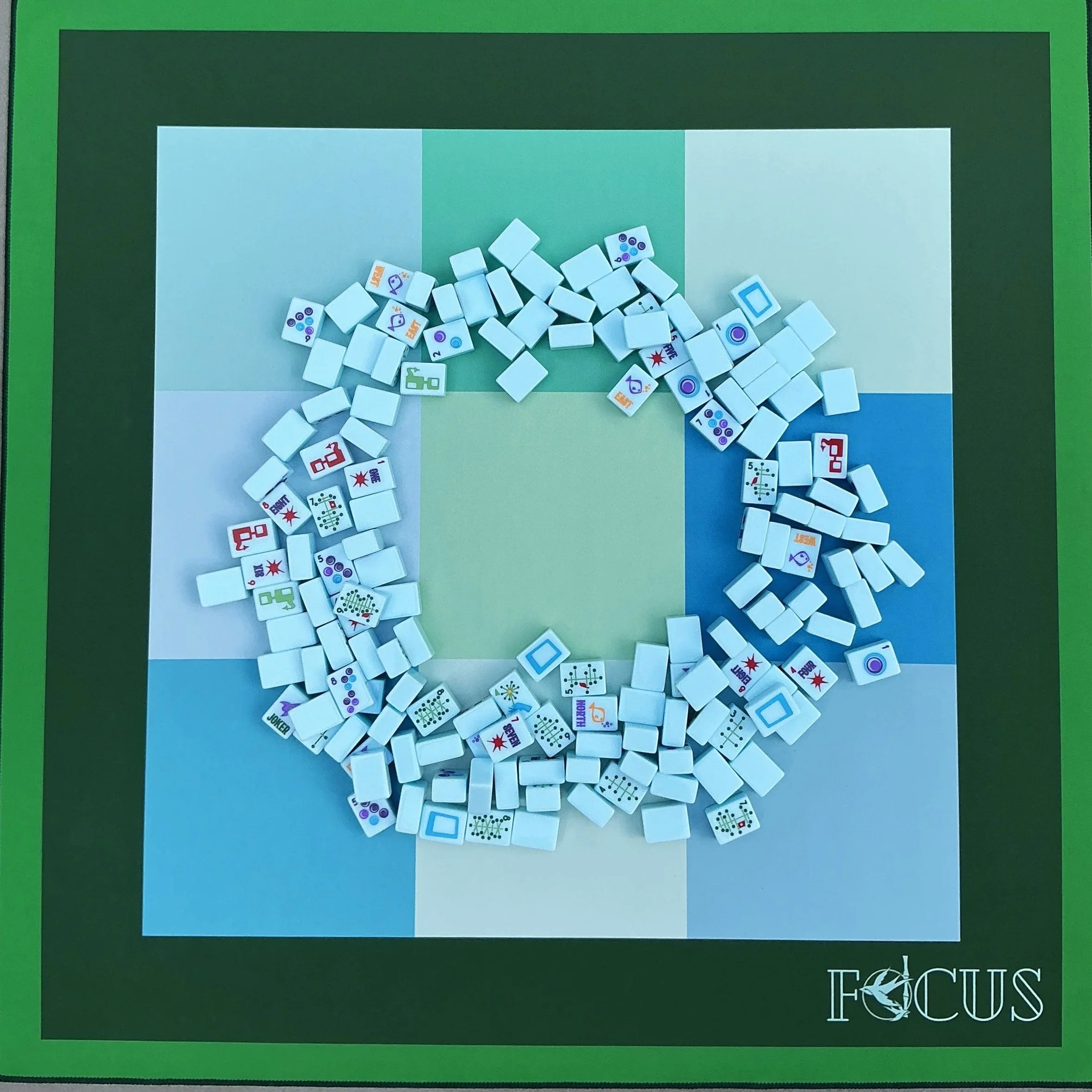 circus parade mat — Two Sparrows Mahjong