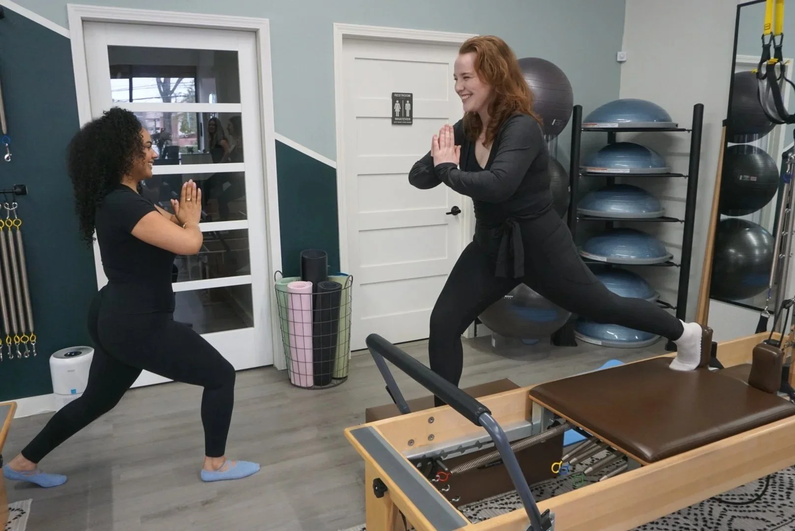 instructor teaching student