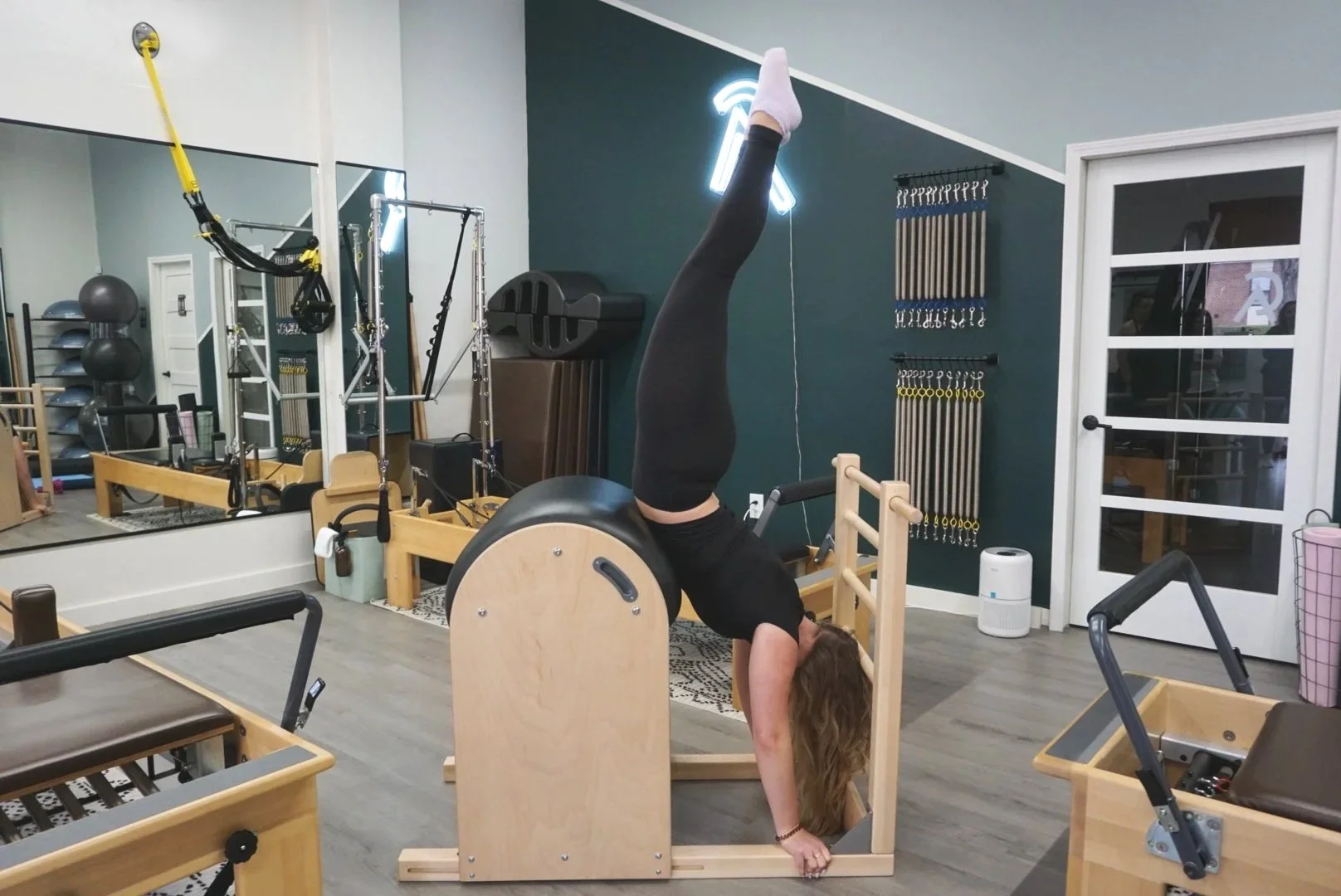 ladder barrel in studio