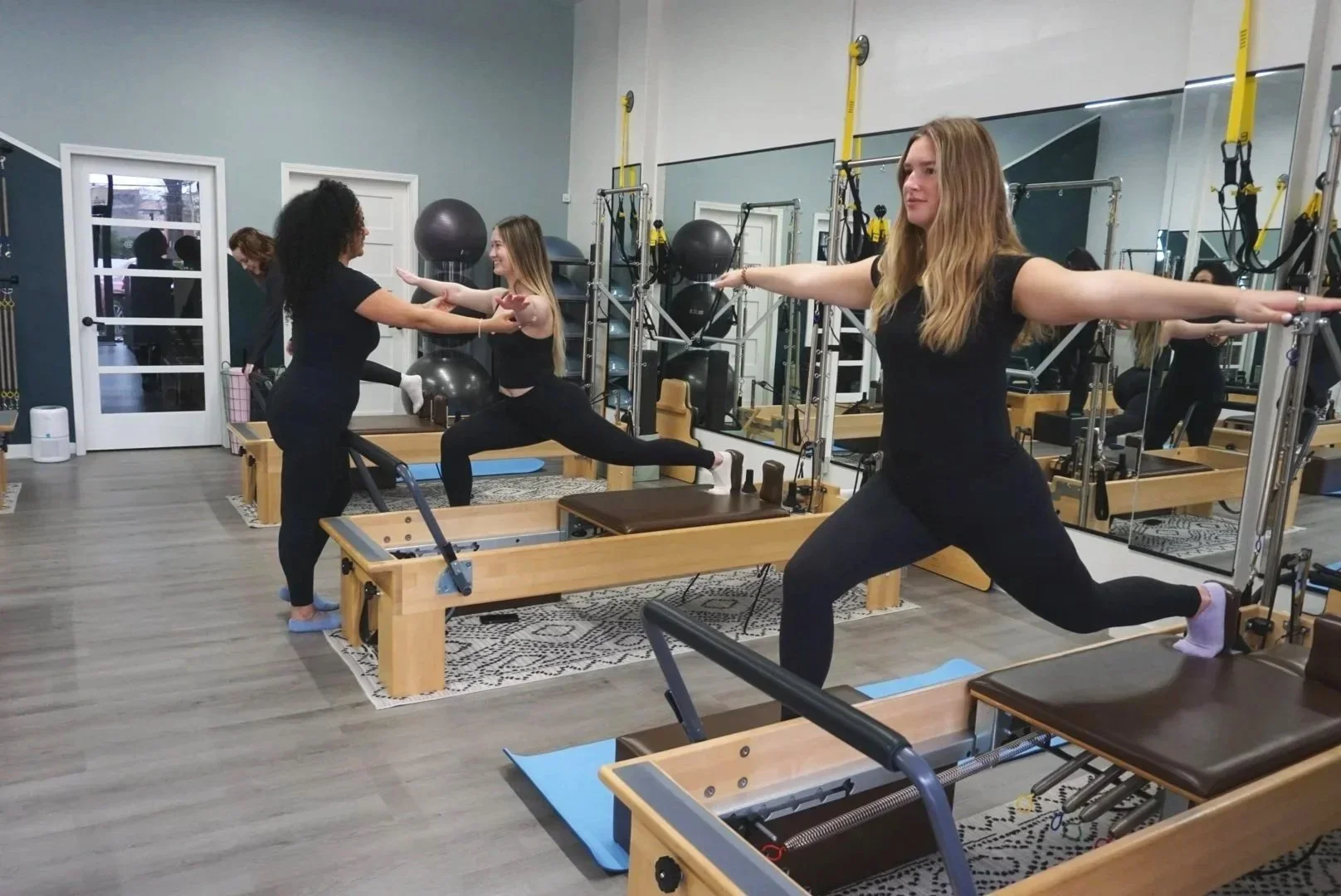 instructor teaching student