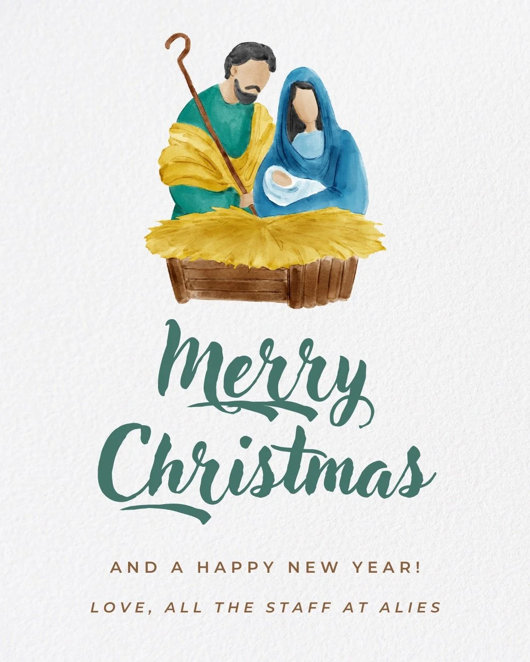 &ldquo;Glory to God in the highest, and on earth peace, goodwill toward men.&rdquo; 
&mdash; Luke 2:14

May this Christmas remind you of God&rsquo;s great love made known through Jesus Christ. We pray that His peace, hope, and joy fill your heart and
