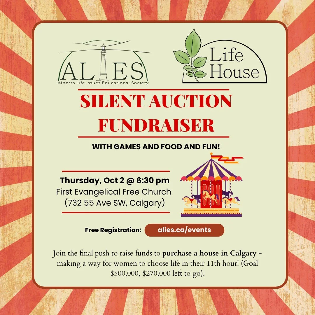 Thursday Oct 2, 2025 - 6:30-9:00 pm 

First Evangelical Free Church (732 55 Ave SW, Calgary)

We are so close to hosting our October 2nd fundraiser! Help us in our efforts to purchase the Calgary house at the end of this year, where we will speak wit