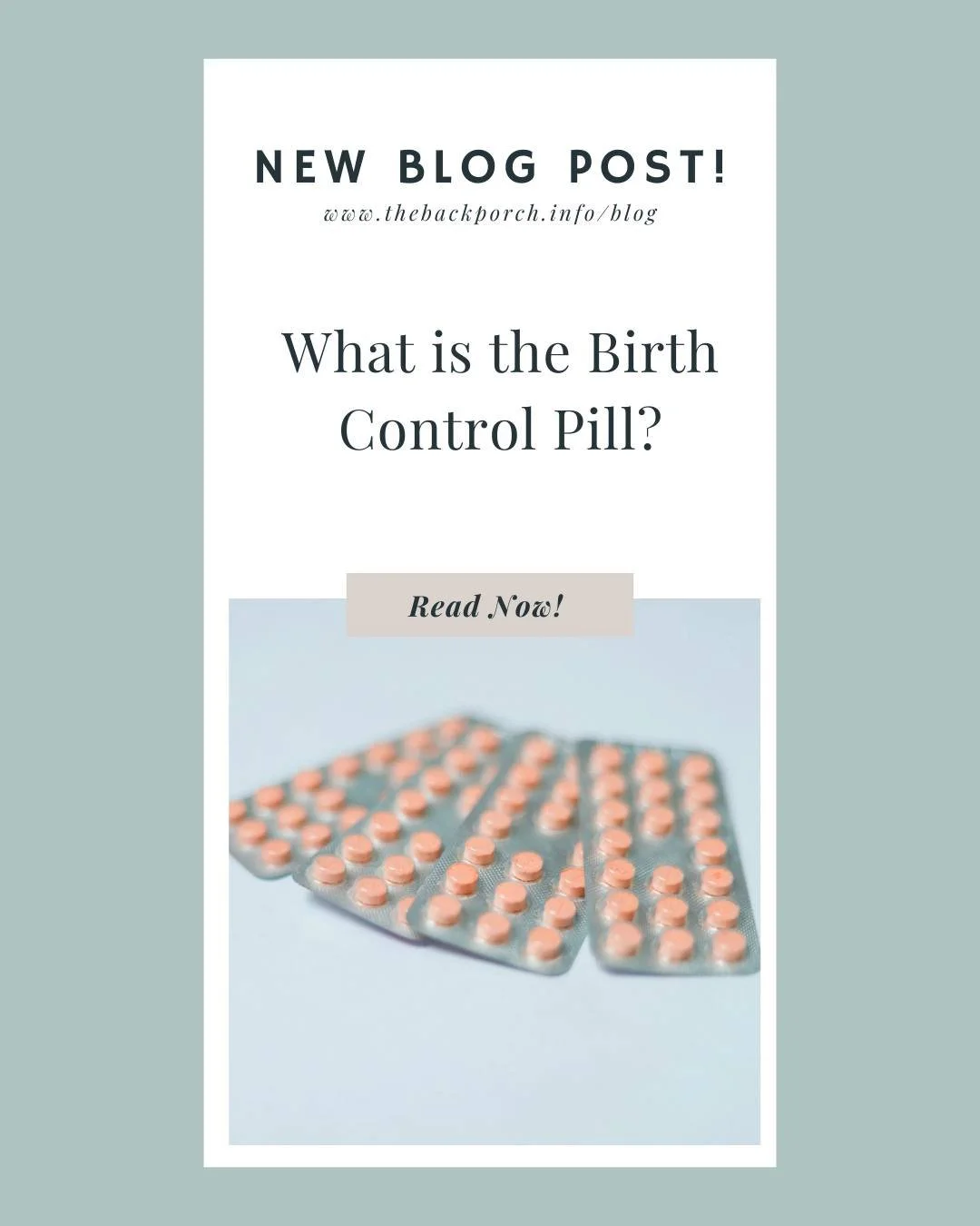 Ever wondered what the birth control pill actually does?

Check out the newest blog on The Back Porch website! We break down:
&bull; How the birth control pill works
&bull; How effective it is
&bull; Potential risks and side effects
&bull; Whether th