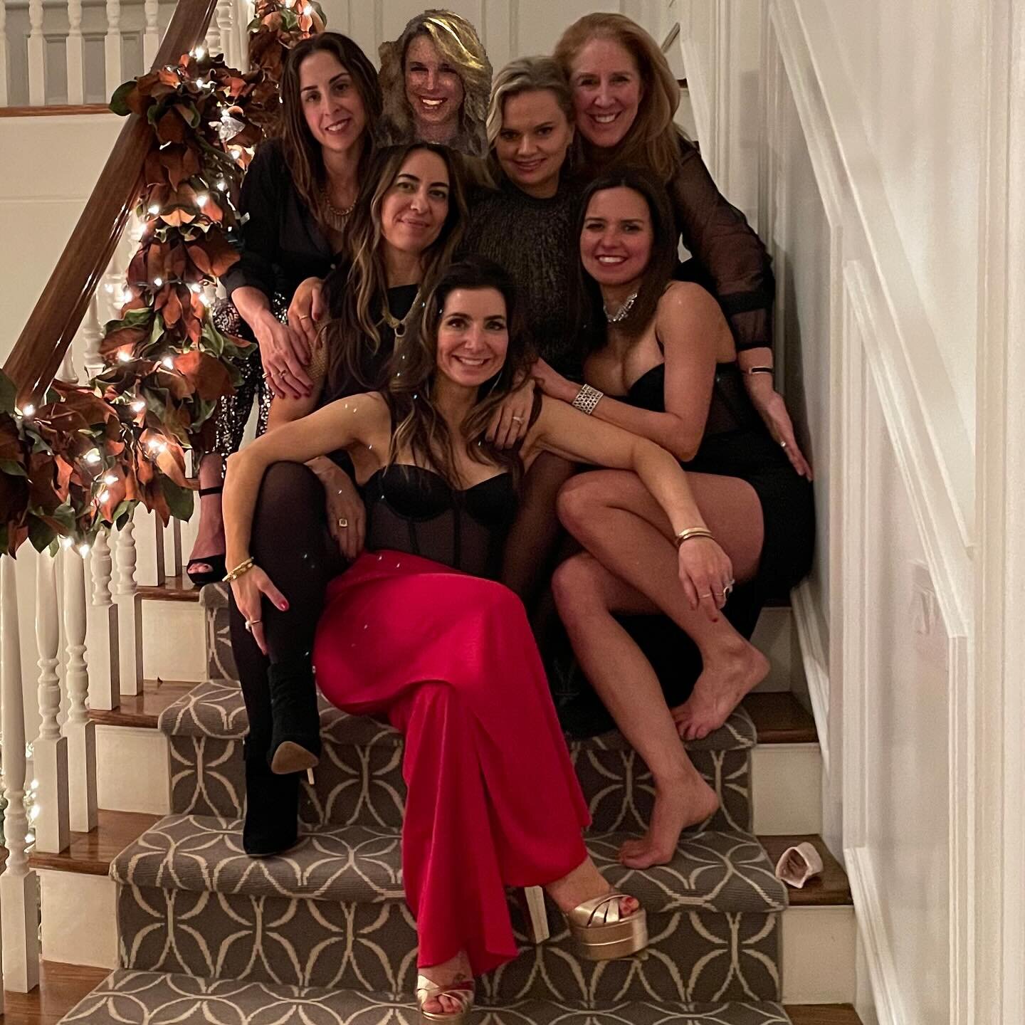 There is something special about the end of an evening. When we all pile on the stairs to just be. I joke that we take the best photos when we are all squished together but it&rsquo;s true. The squish is the love, the friendship, the bond. (Boksa has