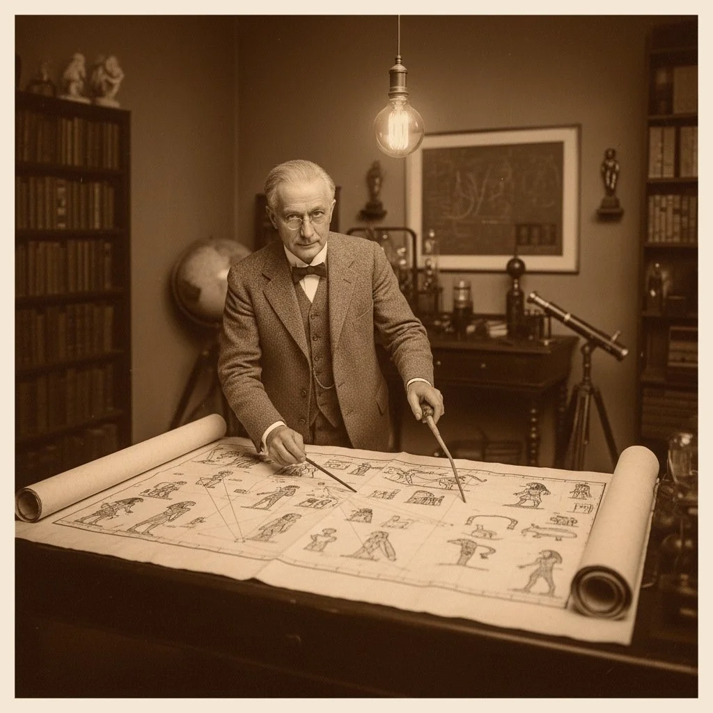 Alisrair Finch Egyptologist Edison escape room