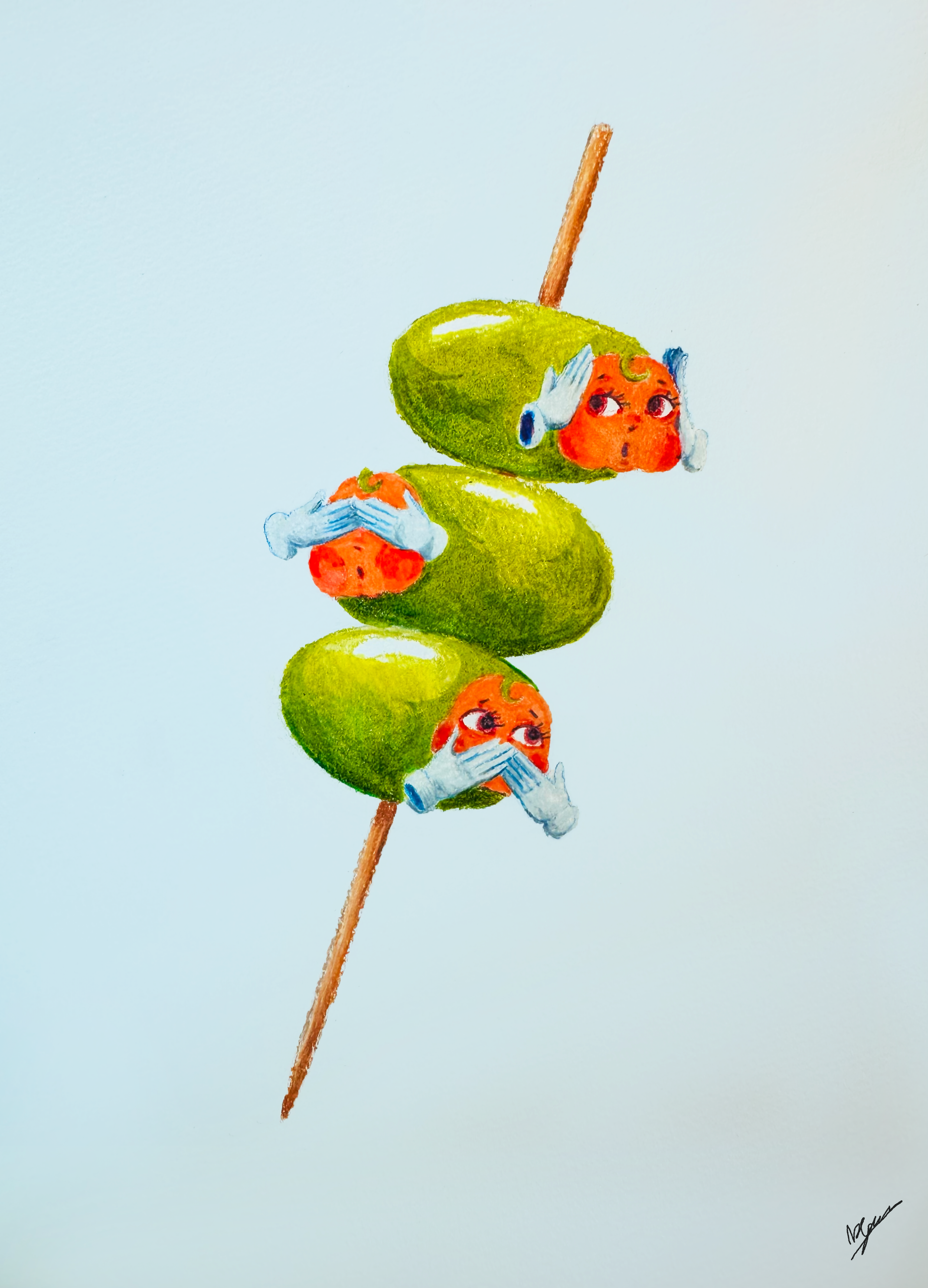 Hear No Olives, See No Olives, Speak No Olives