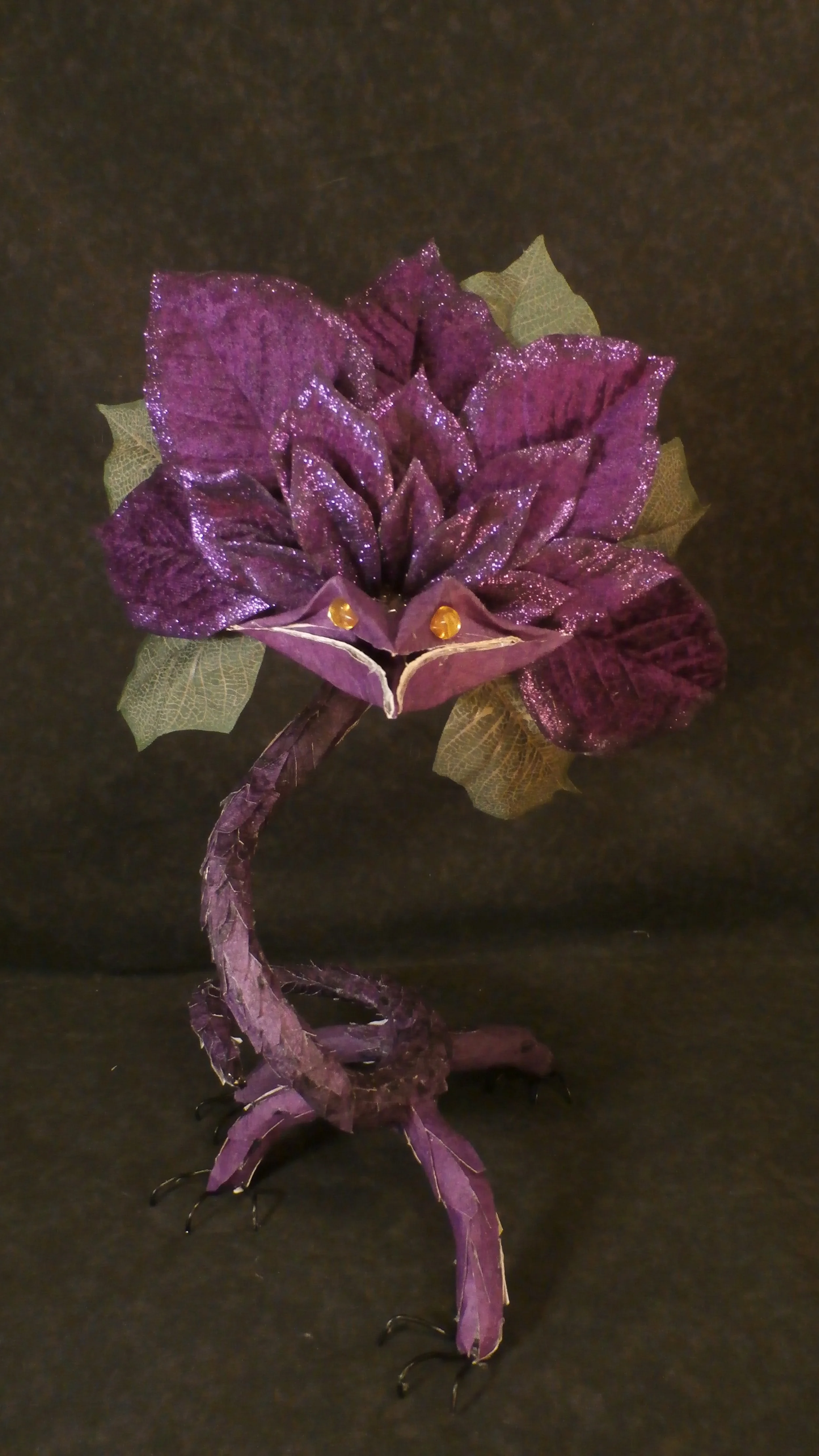 Purple Poinsettia Dragon