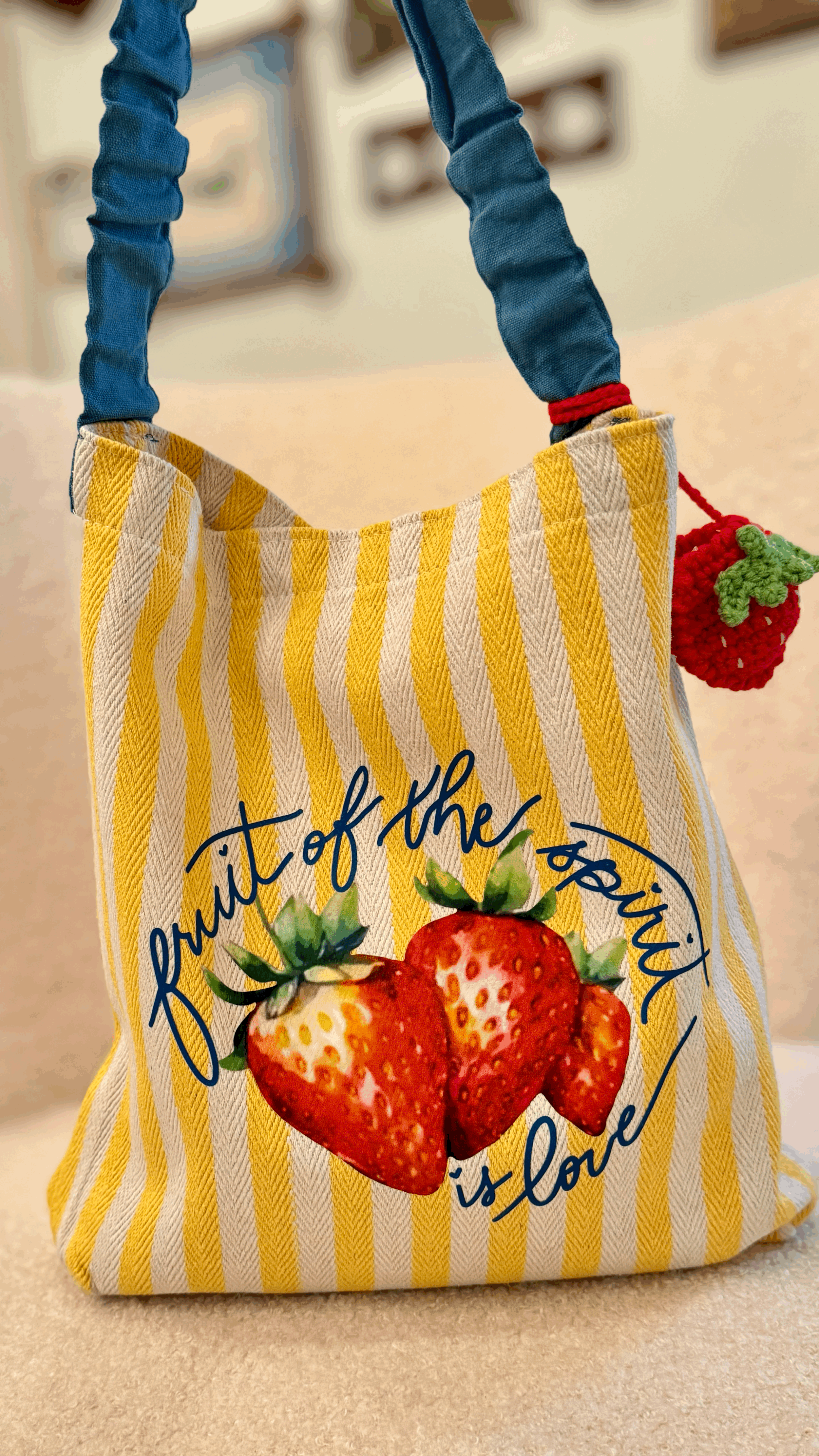 Fruit of the Spirit Is Love tote bag