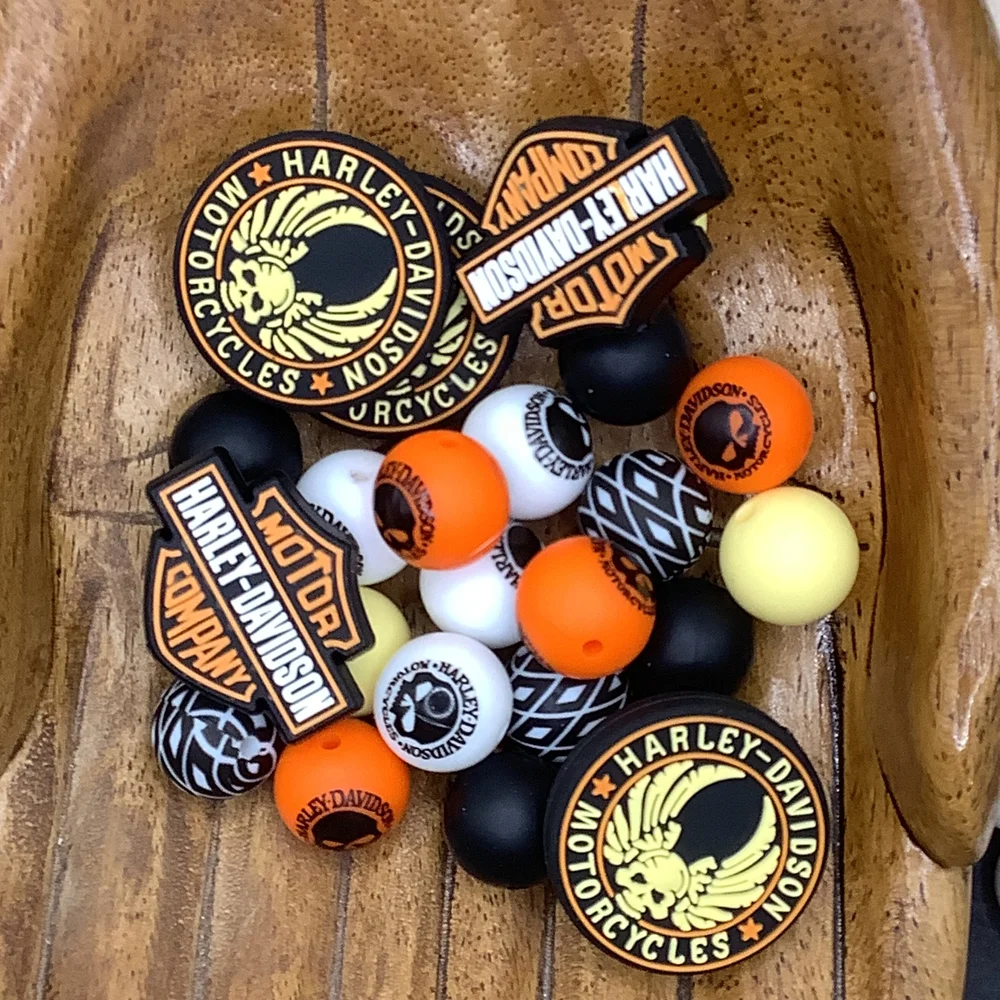 Exclusive Silicone Harley Motorcycle Focal and bead mix — The