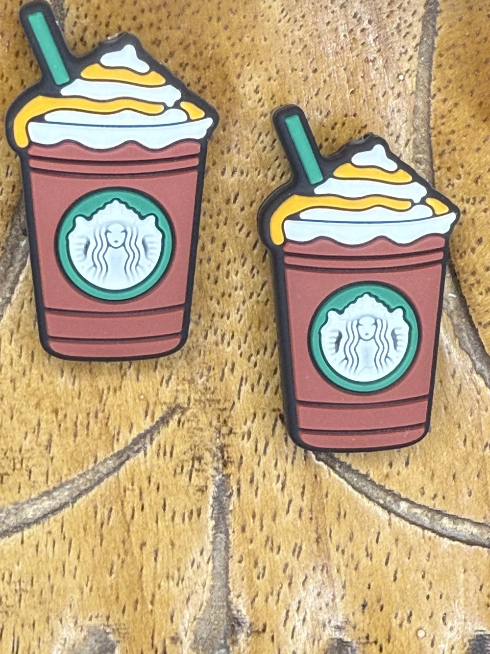 Silicone Starbucks Autumn Frappuccino focal bead (2 beads per package)   The Tumbleristas