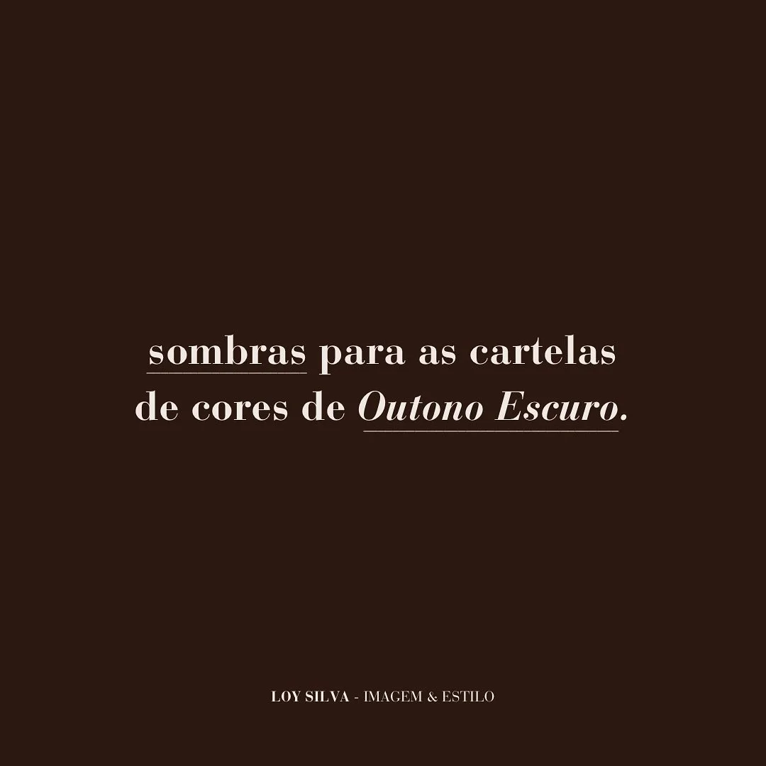 Paleta de sombras para a cartelas de Outono Escuro 🍂

N&atilde;o precisas de ter muitas paletas ou sombras; basta ter uma de boa qualidade nas cores que valorizam a tua beleza.

Aqui ficam duas sugest&otilde;es que certamente v&atilde;o te agradar:
