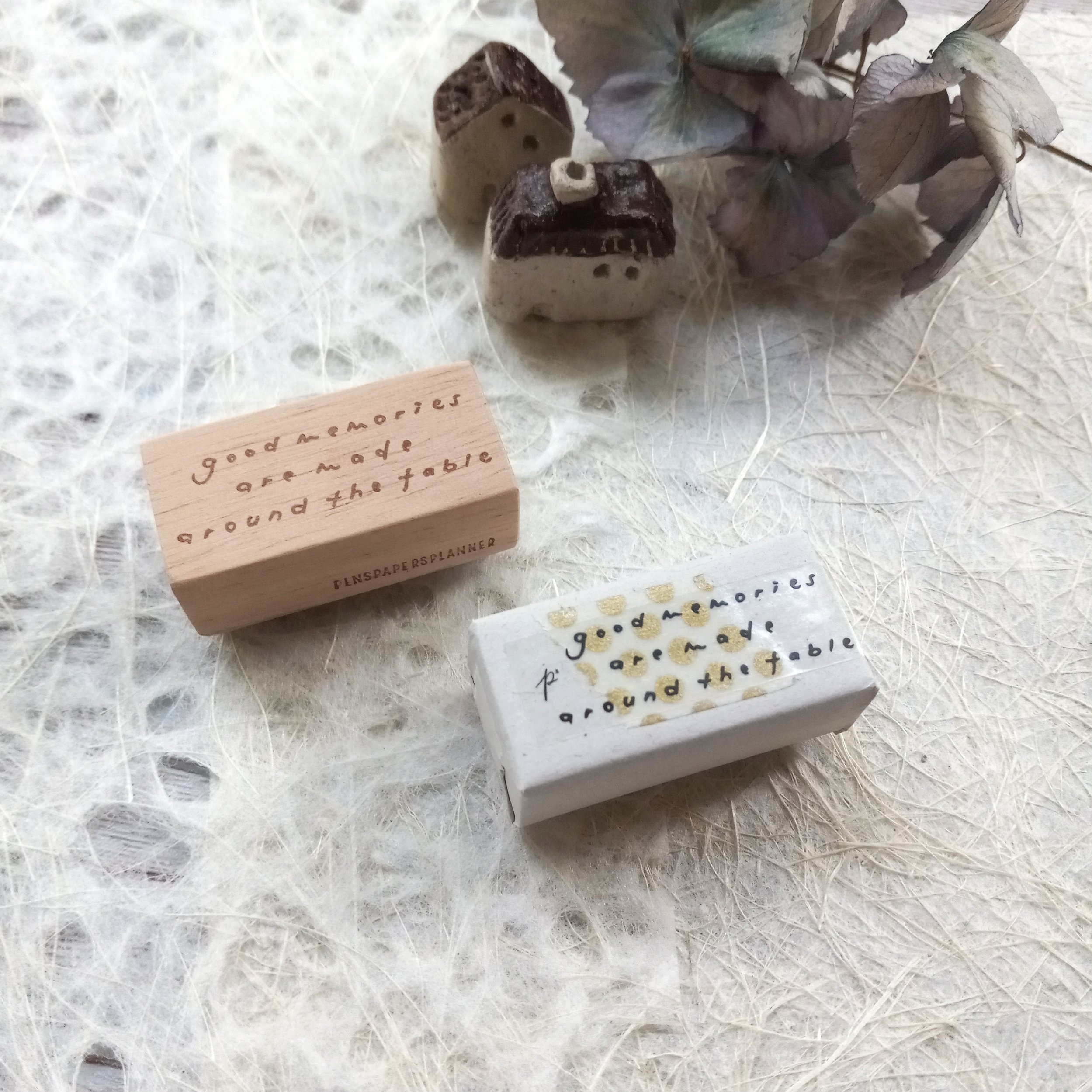 PensPapersPlanner Series V Good Memories Are Made Around The Table Rubber Stamps :: The Stationery Pocket