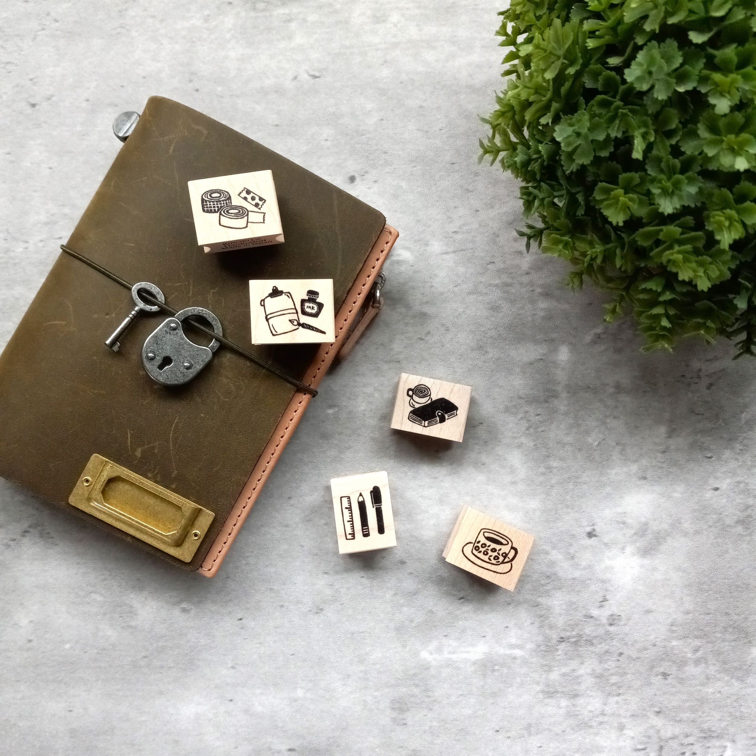Hankodori x Kiroku Little Stamps Set || The Stationery Pocket