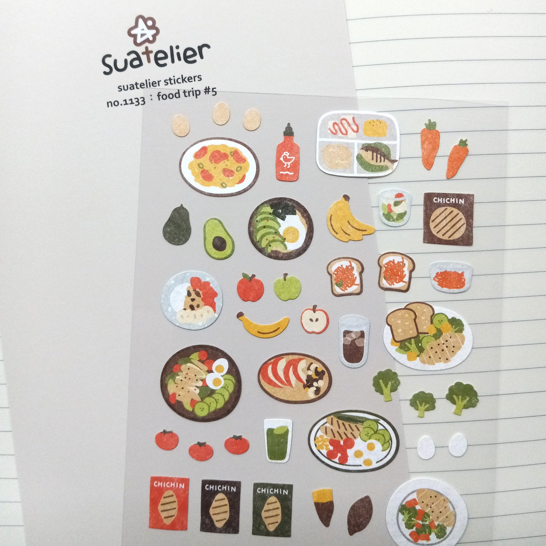 Suatelier Design Stickers No. 1133 Food Trip #5 || The Stationery Pocket