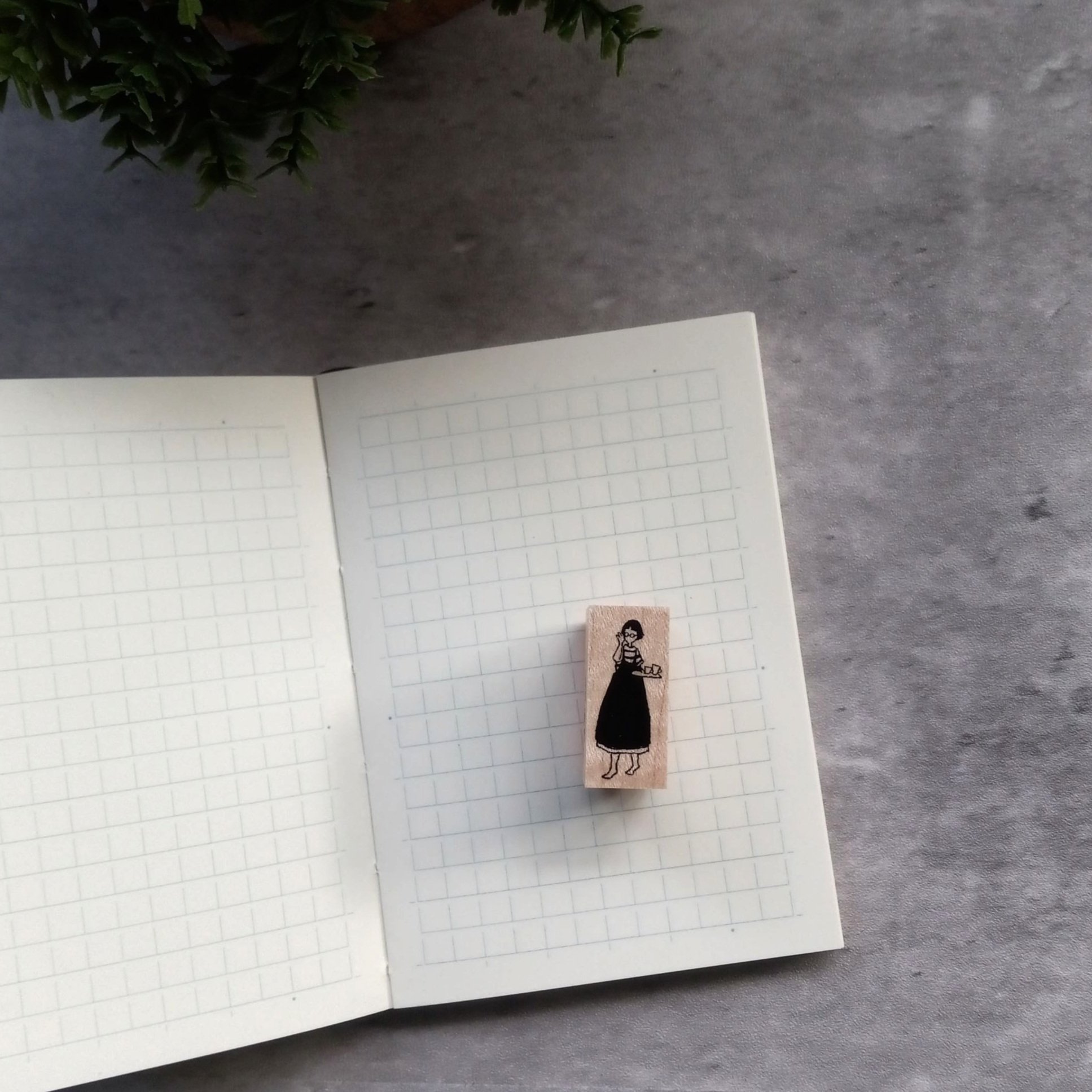 MA7Stamp Rubber Stamp - Hospitality Fumiko || The Stationery Pocket