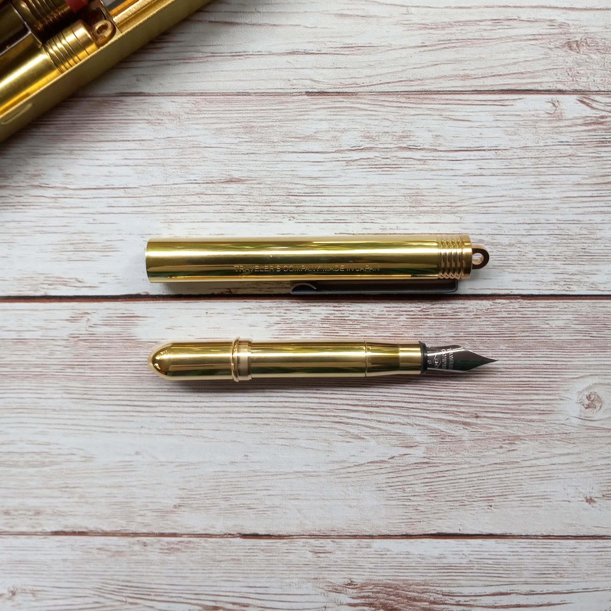Traveler's Company Brass Fountain Pen