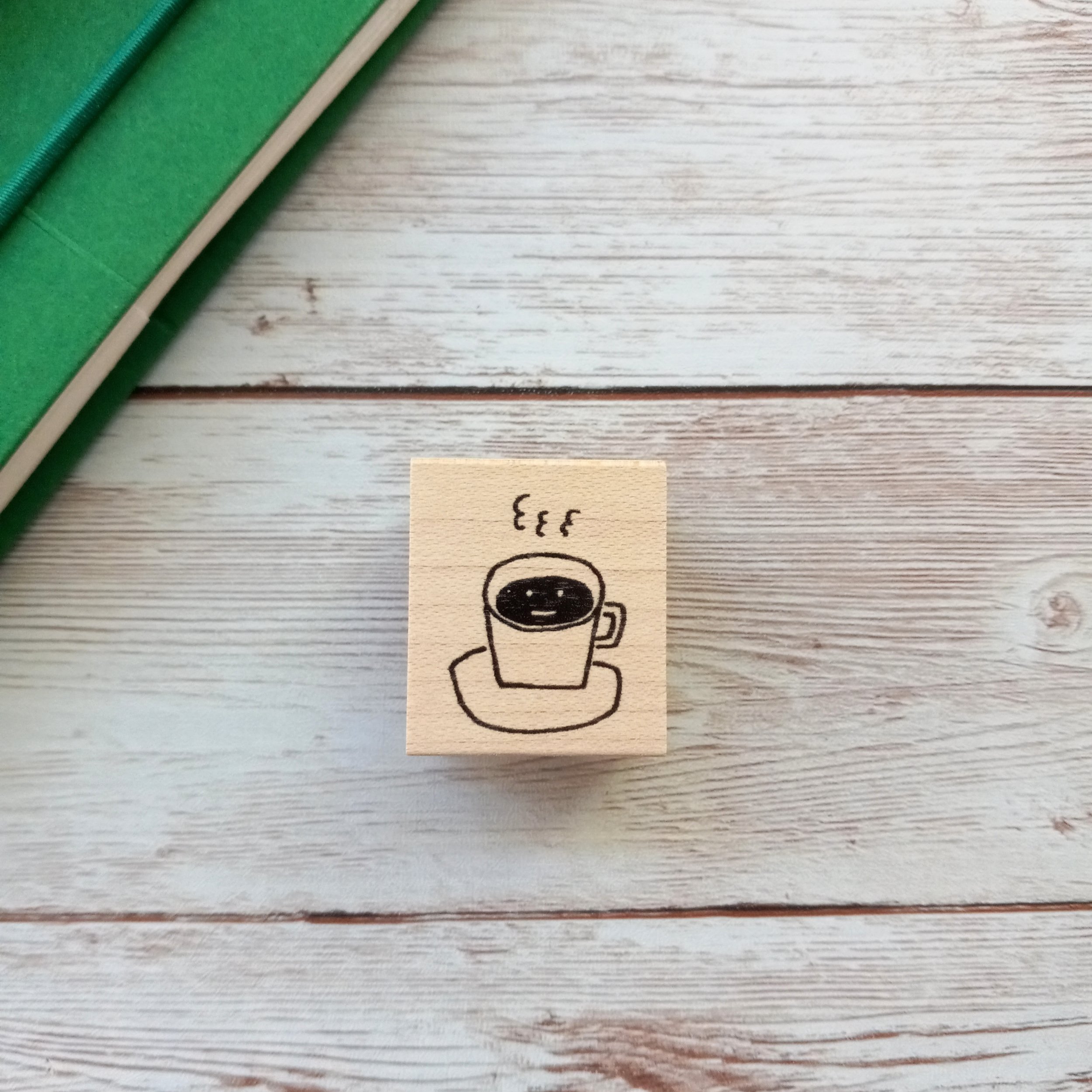 Hankodori Hot Drink Rubber Stamp