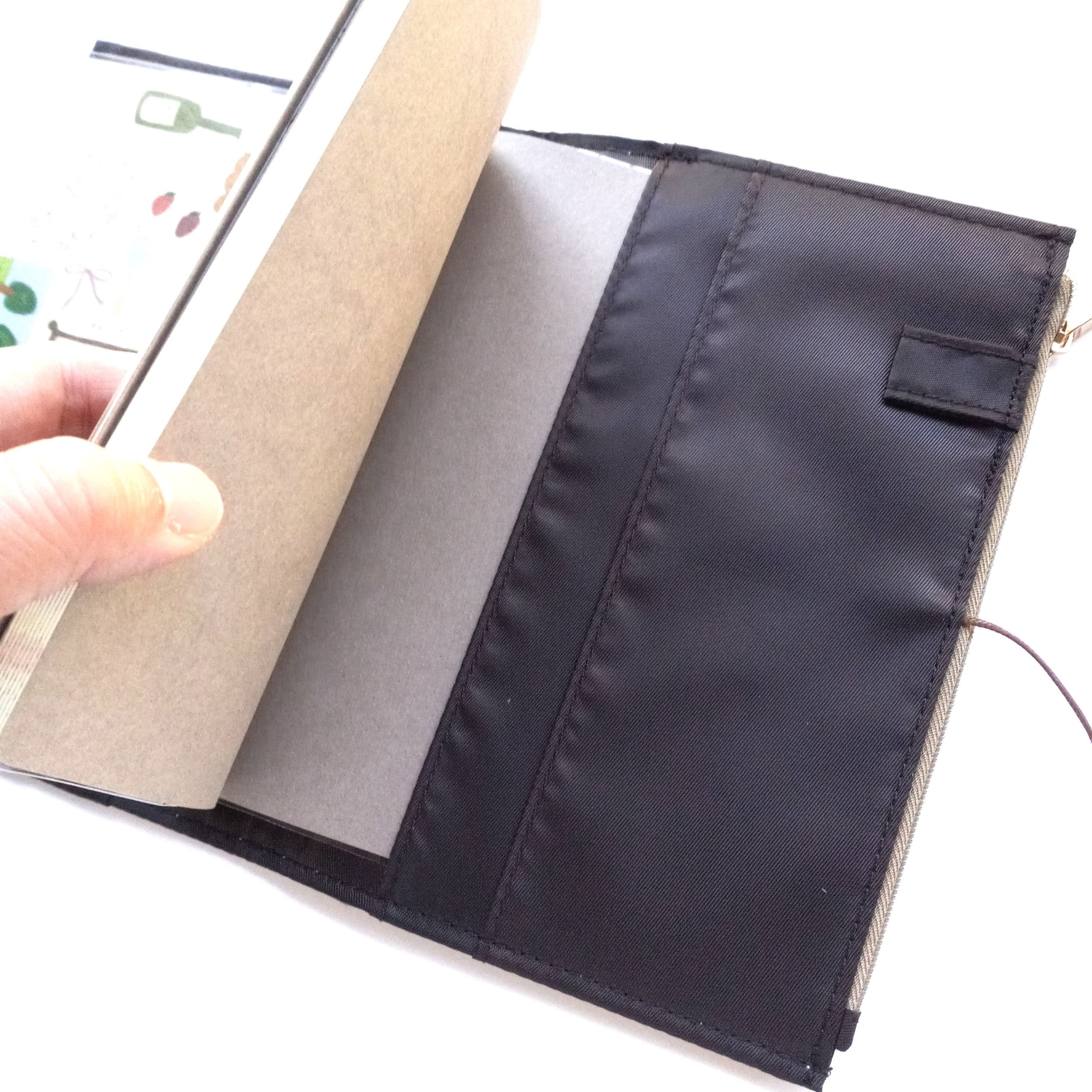 Midori Yuru Log Notebook Cloth Cover B6 - Beige || The Stationery Pocket