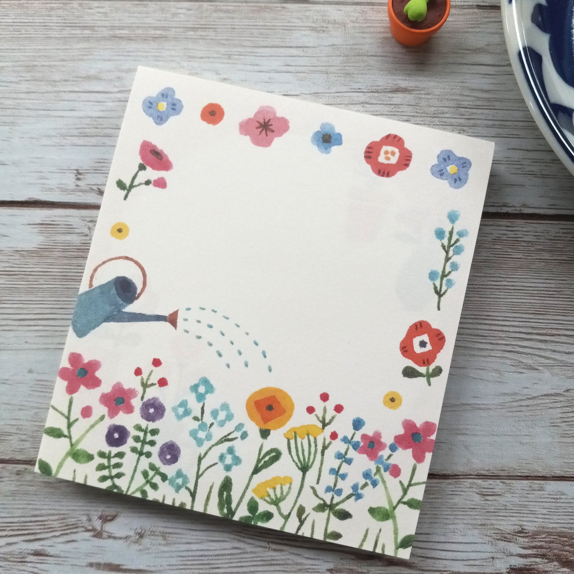 Furukawashiko Memo Pads Watashi-Biyori Flowers || The Stationery Pocket