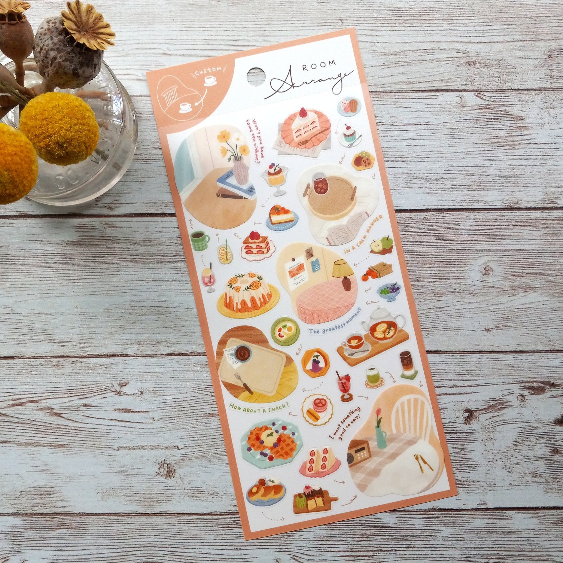 Mind Wave Stickers Room Arrange Sweets || The Stationery Pocket