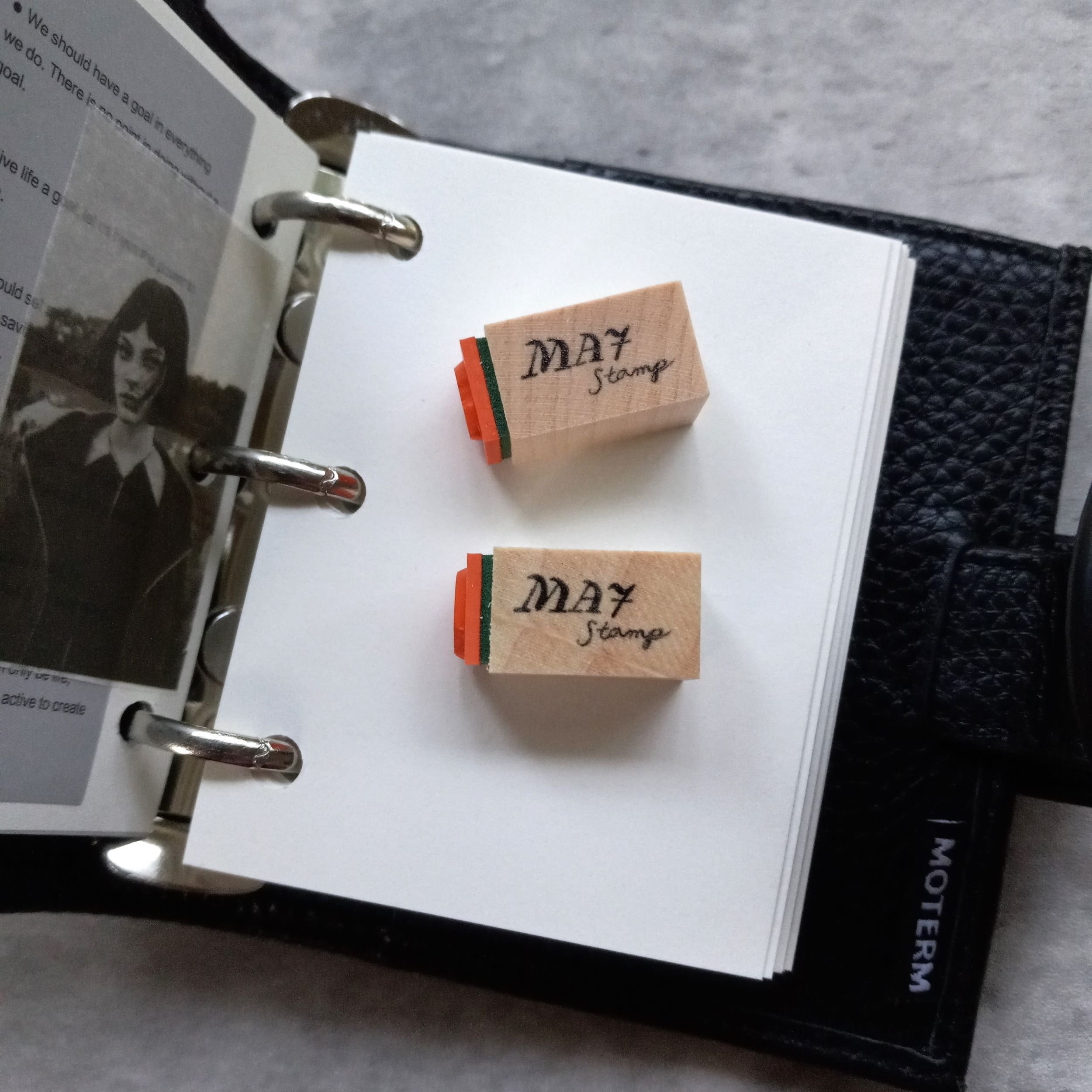 MA7Stamp Rubber Stamp - Whisper in Ear || The Stationery Pocket