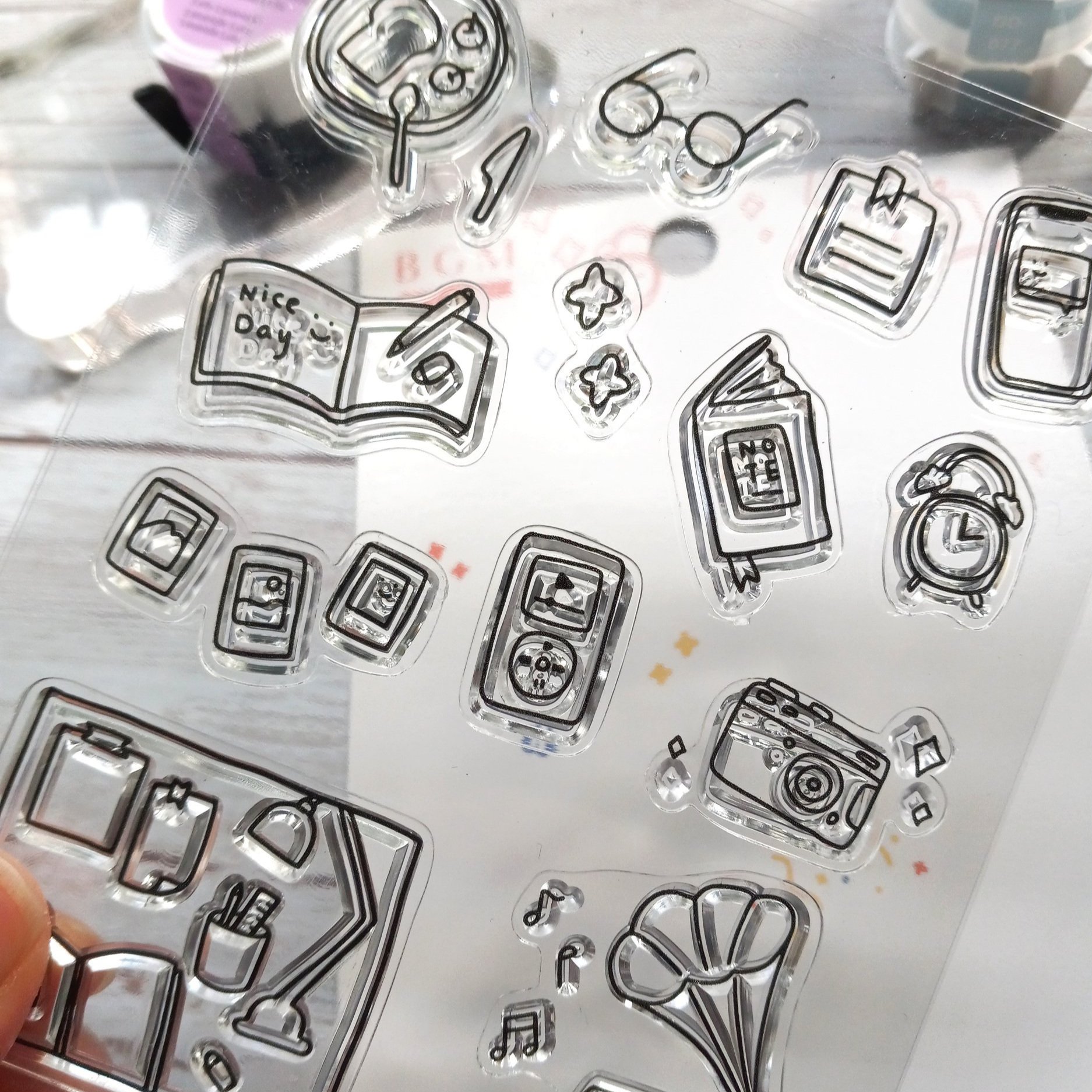 BGM Clear Stamps Happy Life || The Stationery Pocket