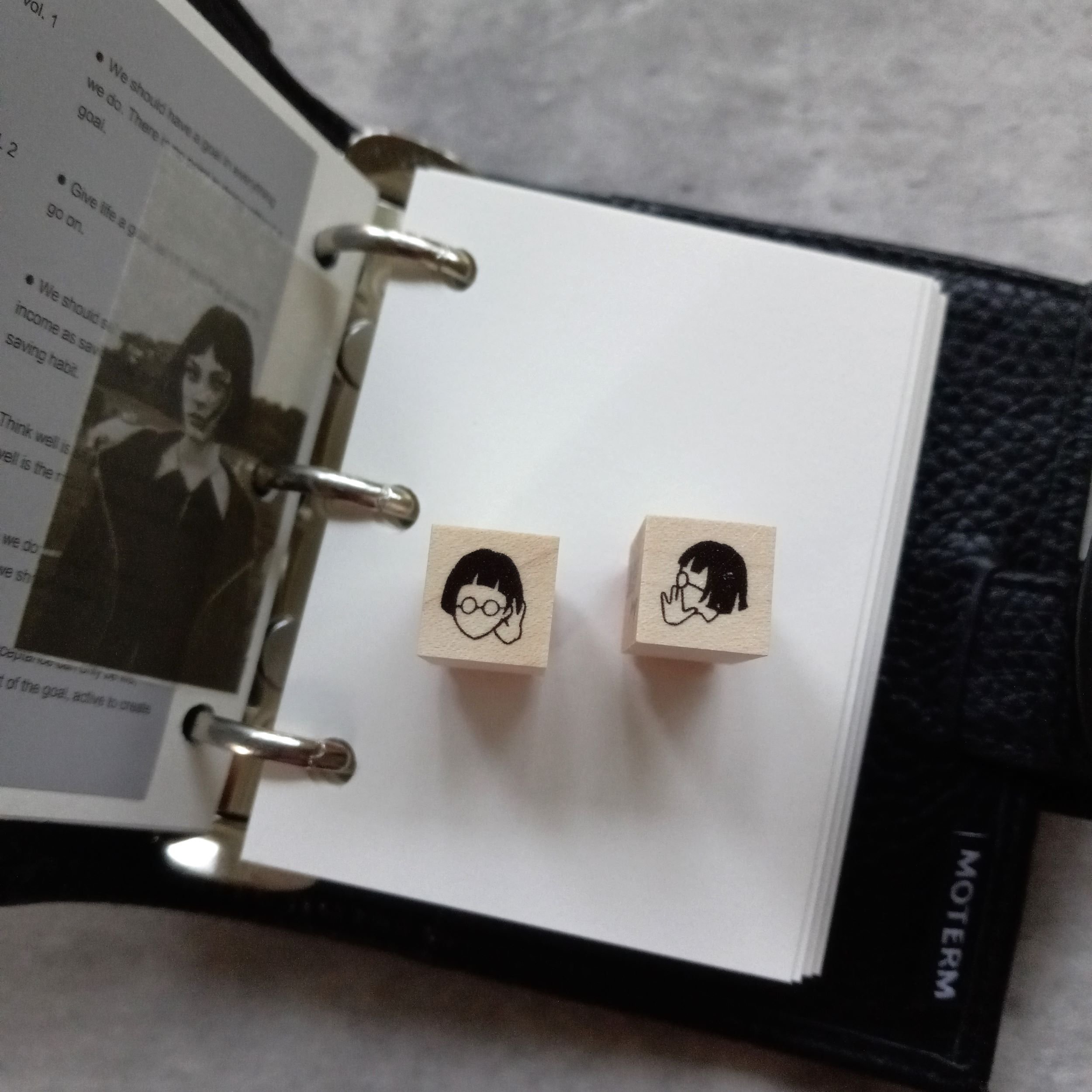 MA7Stamp Rubber Stamp - Whisper in Ear || The Stationery Pocket