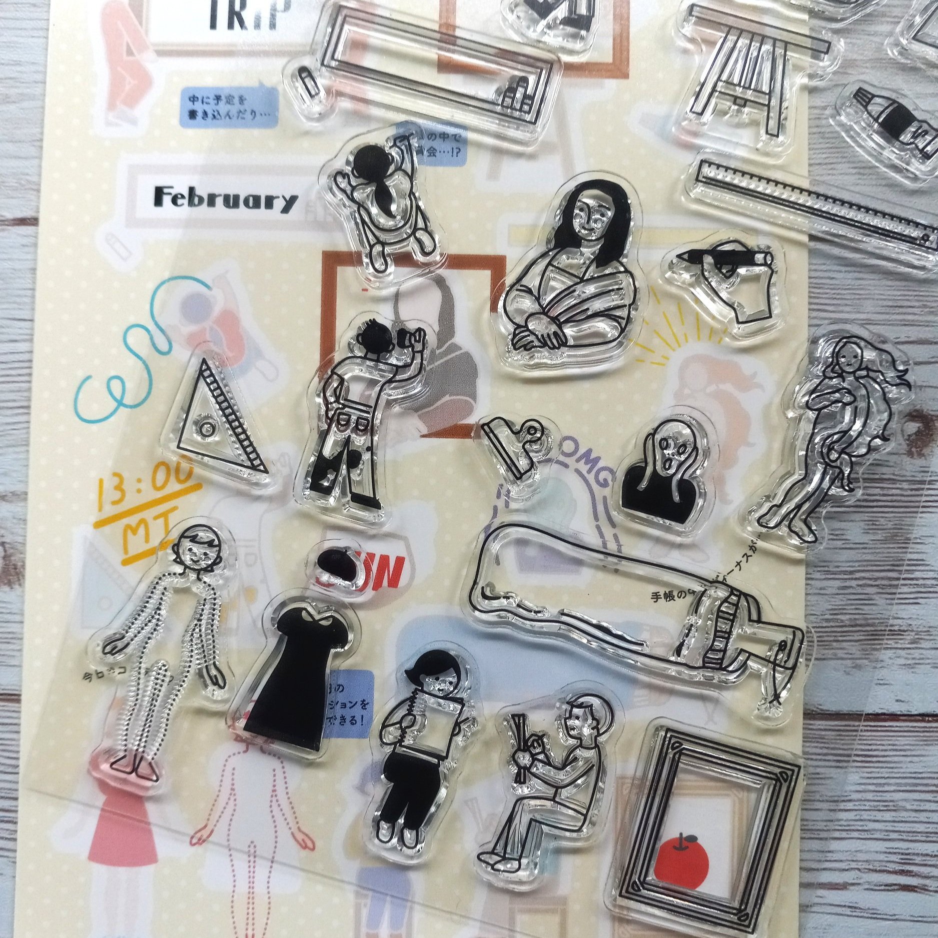 World Craft Clear Stamps Art Classes || The Stationery Pocket