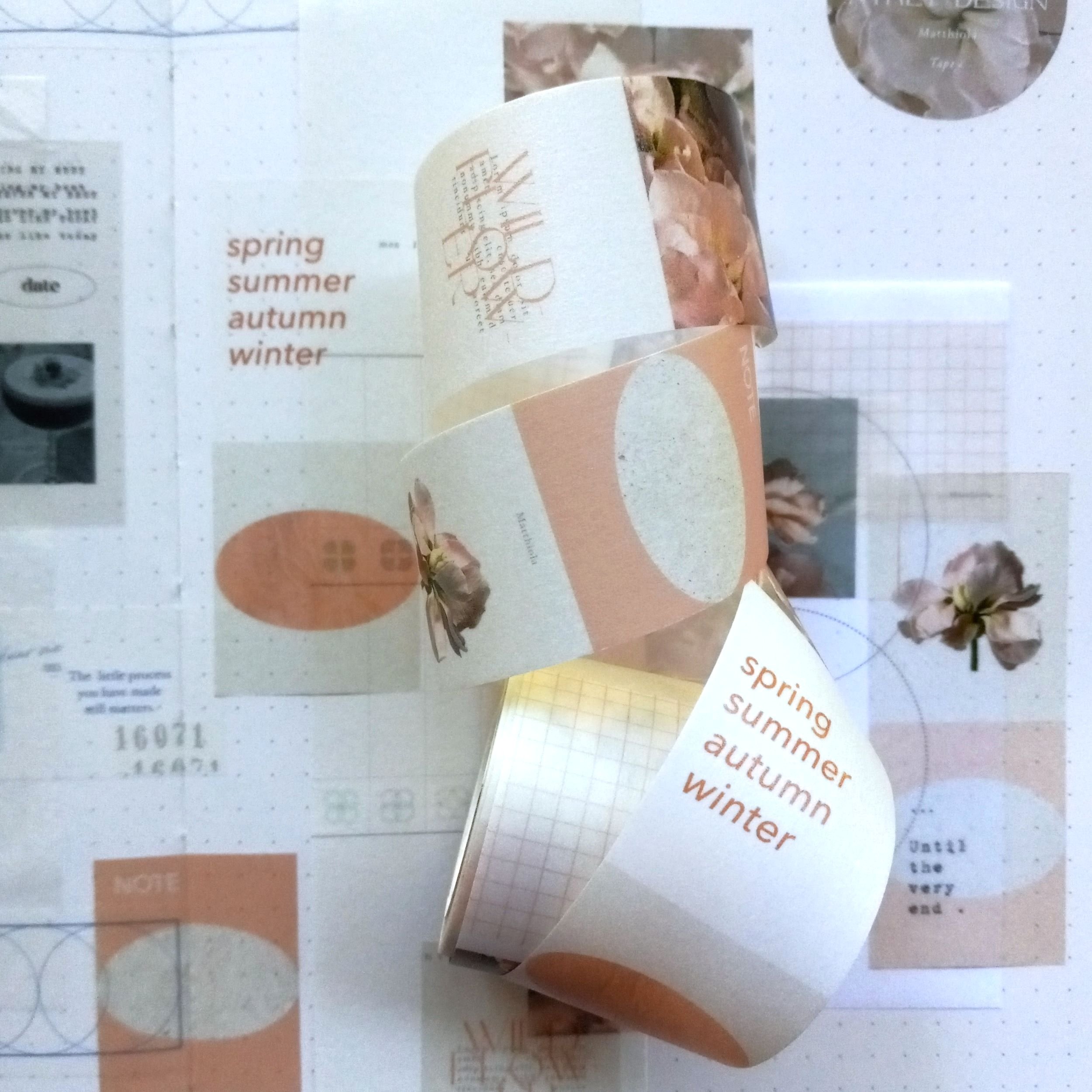 Nyret Design Washi Tape C - Matthiola || The Stationery Pocket