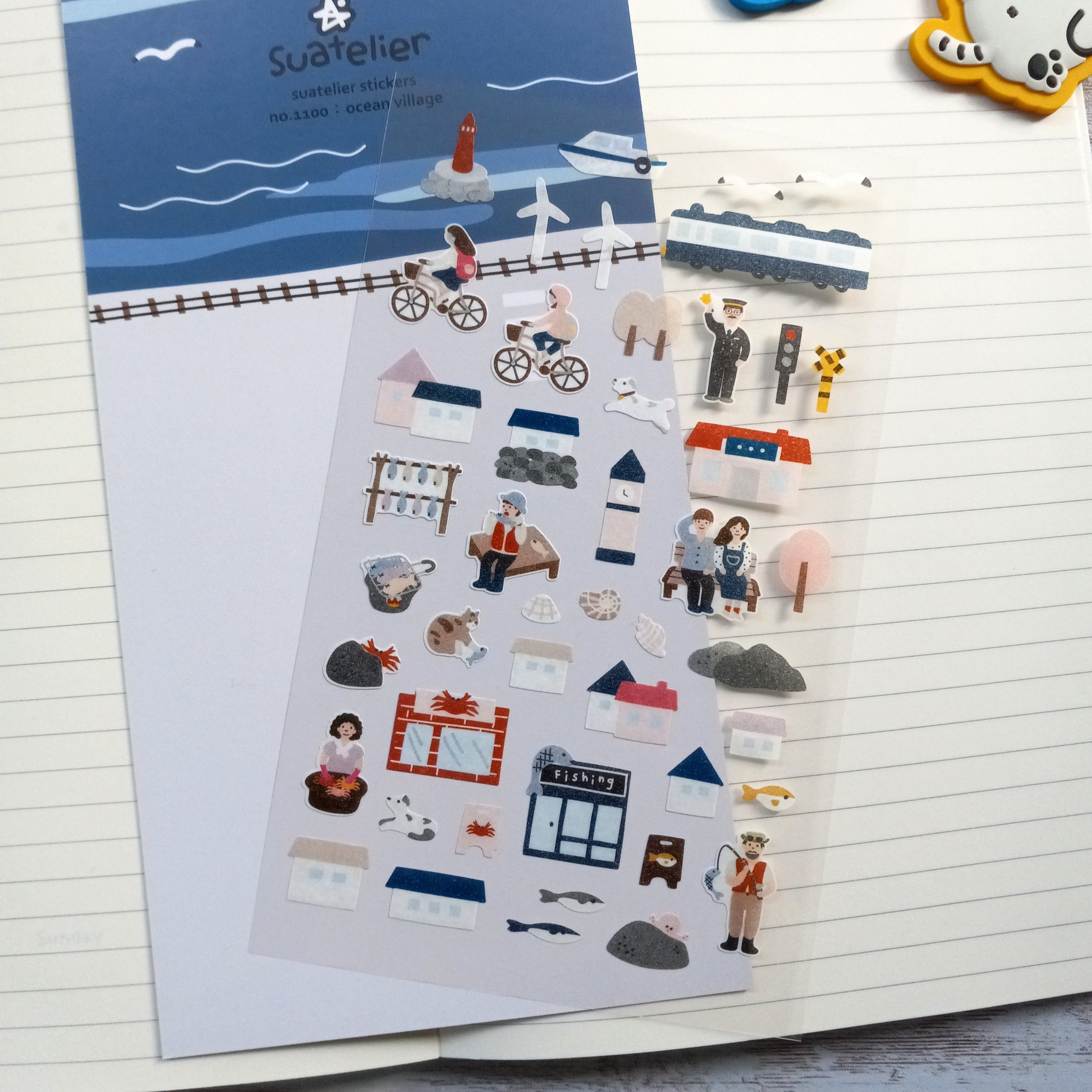 Suatelier Design Stickers No. 1100 Ocean Village || The Stationery Pocket