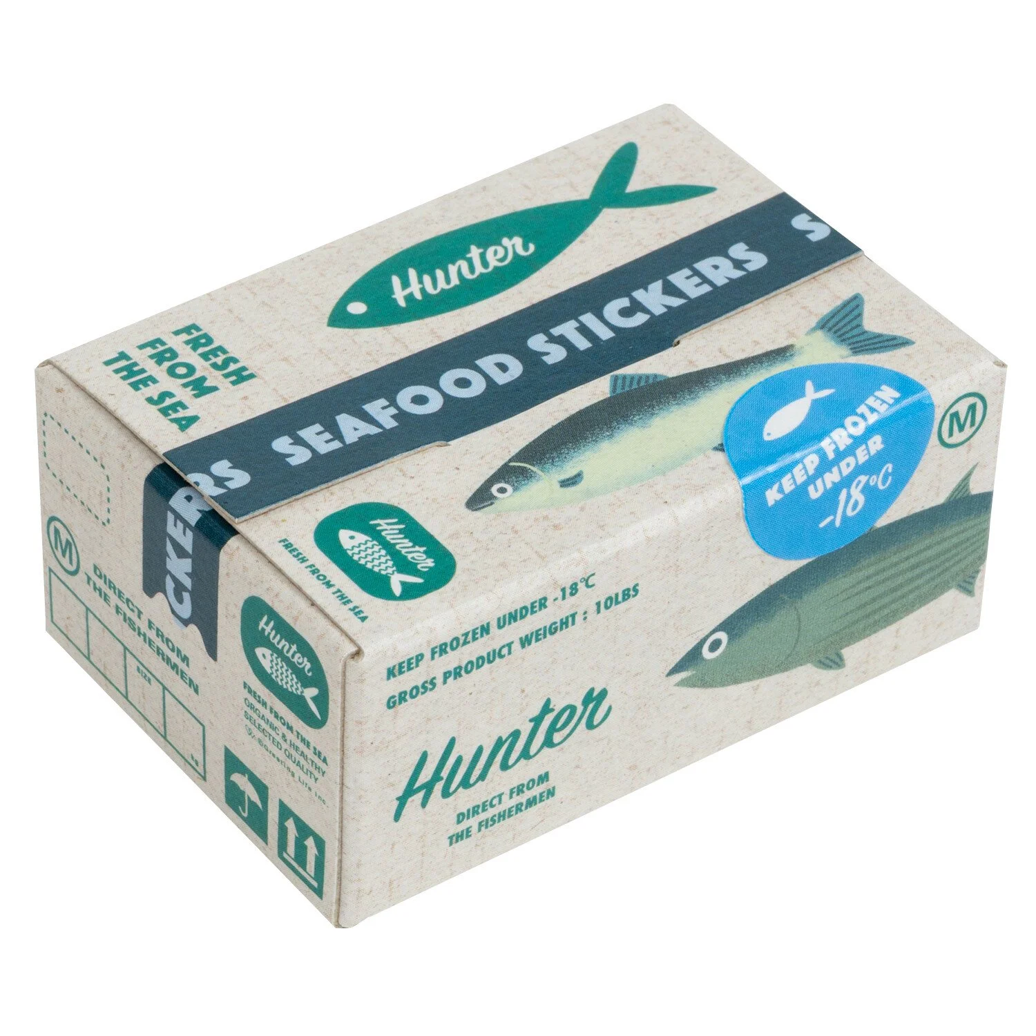 Greeting Life Inc. Hako Flake Stickers - Seafood || The Stationery Pocket