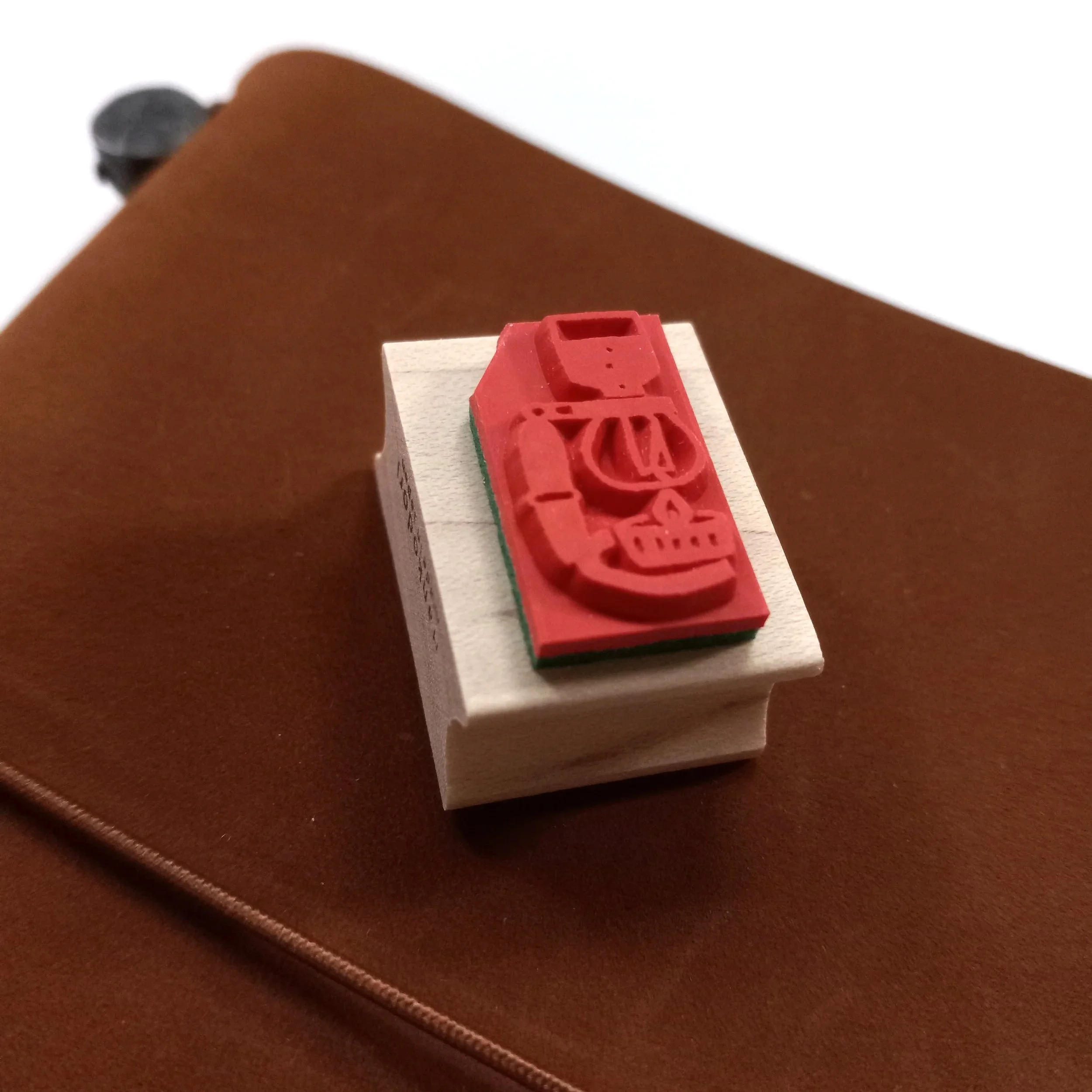 Hankodori Rubber Stamps - Siphon Coffee || The Stationery Pocket