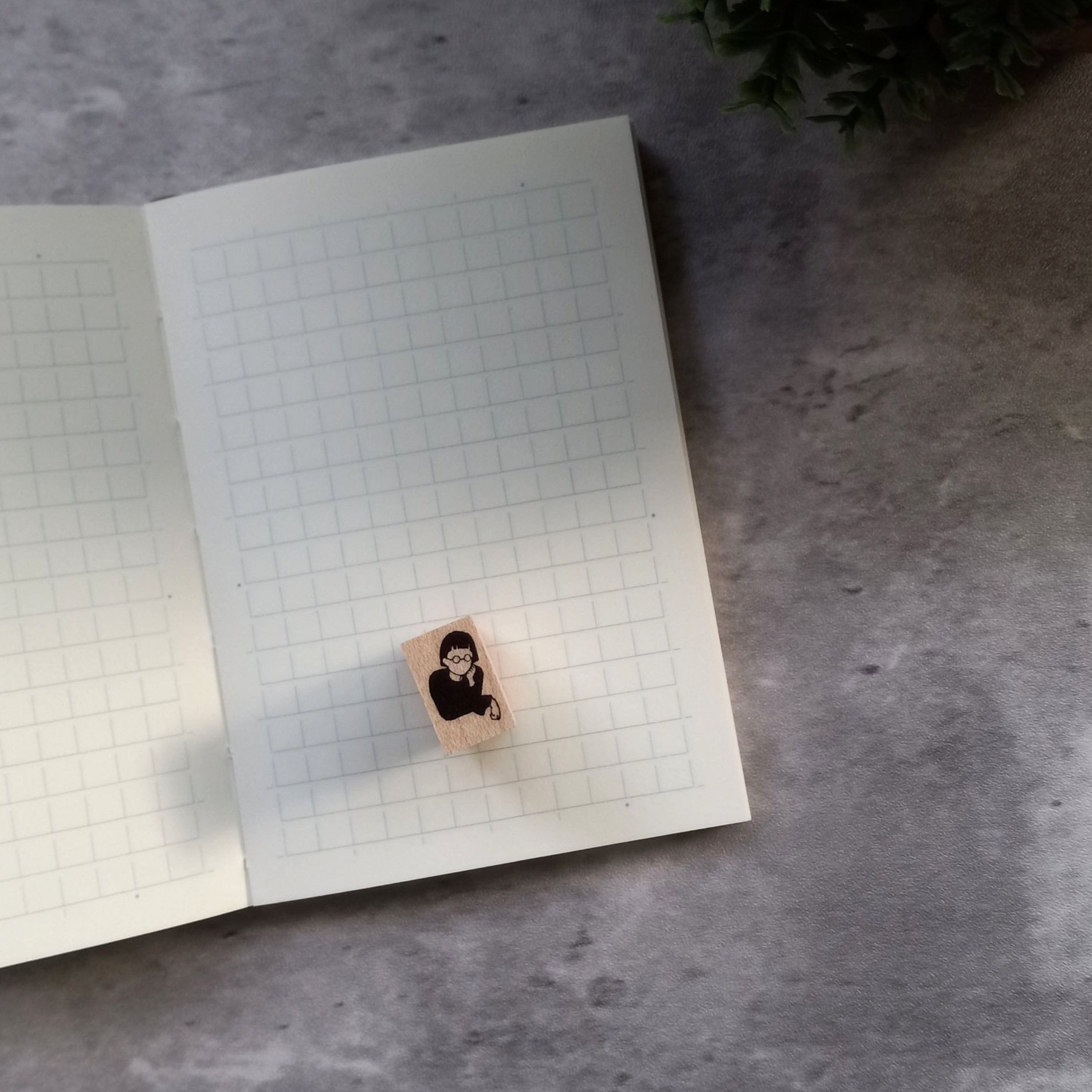 MA7Stamp Rubber Stamp - Fumiko Hozue || The Stationery Pocket