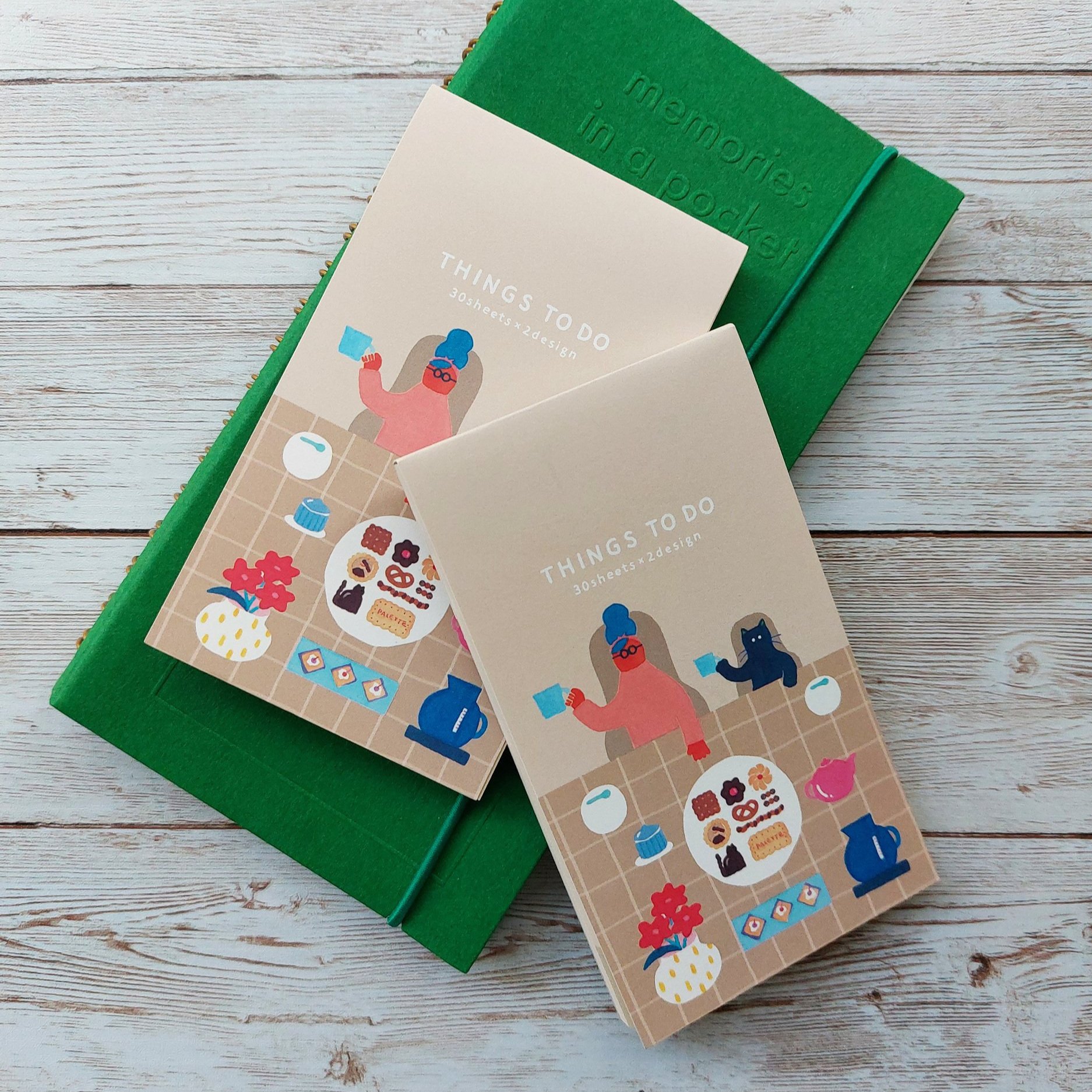 Iroha Publishing Memo Pads Palette To-Do List - Healthy Beige || The Stationery Pocket