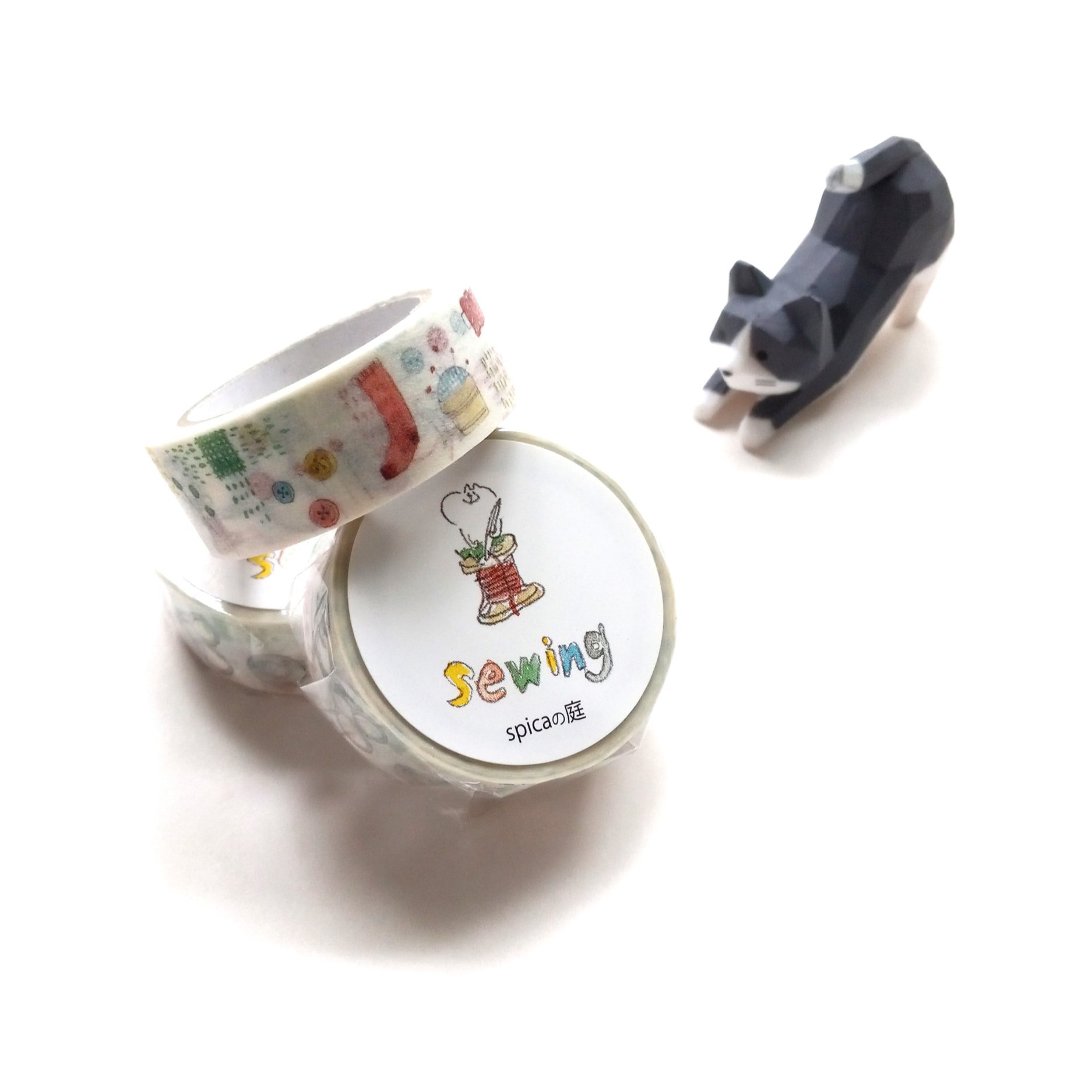 Spica Garden Washi Tape Muu-chan Sewing || The Stationery Pocket