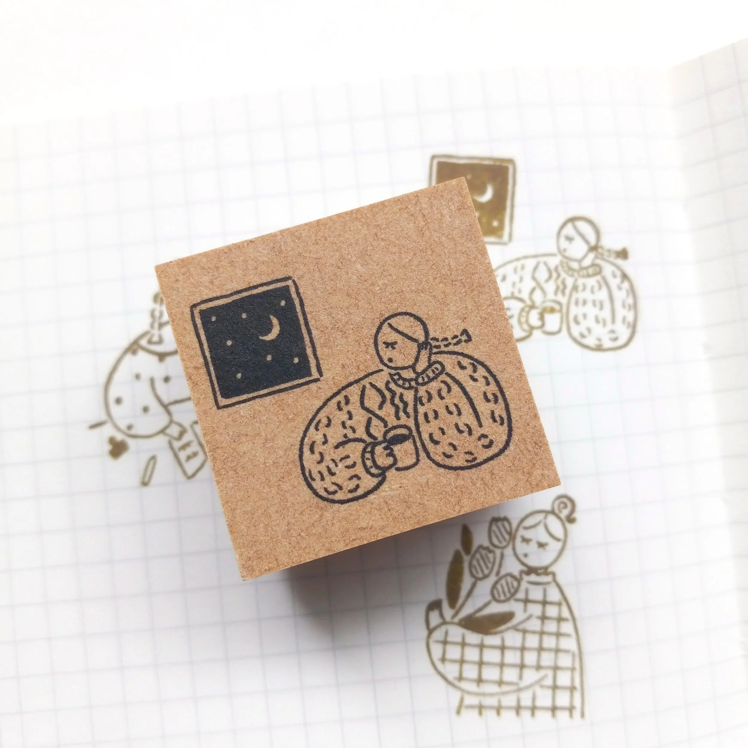 Stamp Marche - Rubber Stamp - Nite Time Café