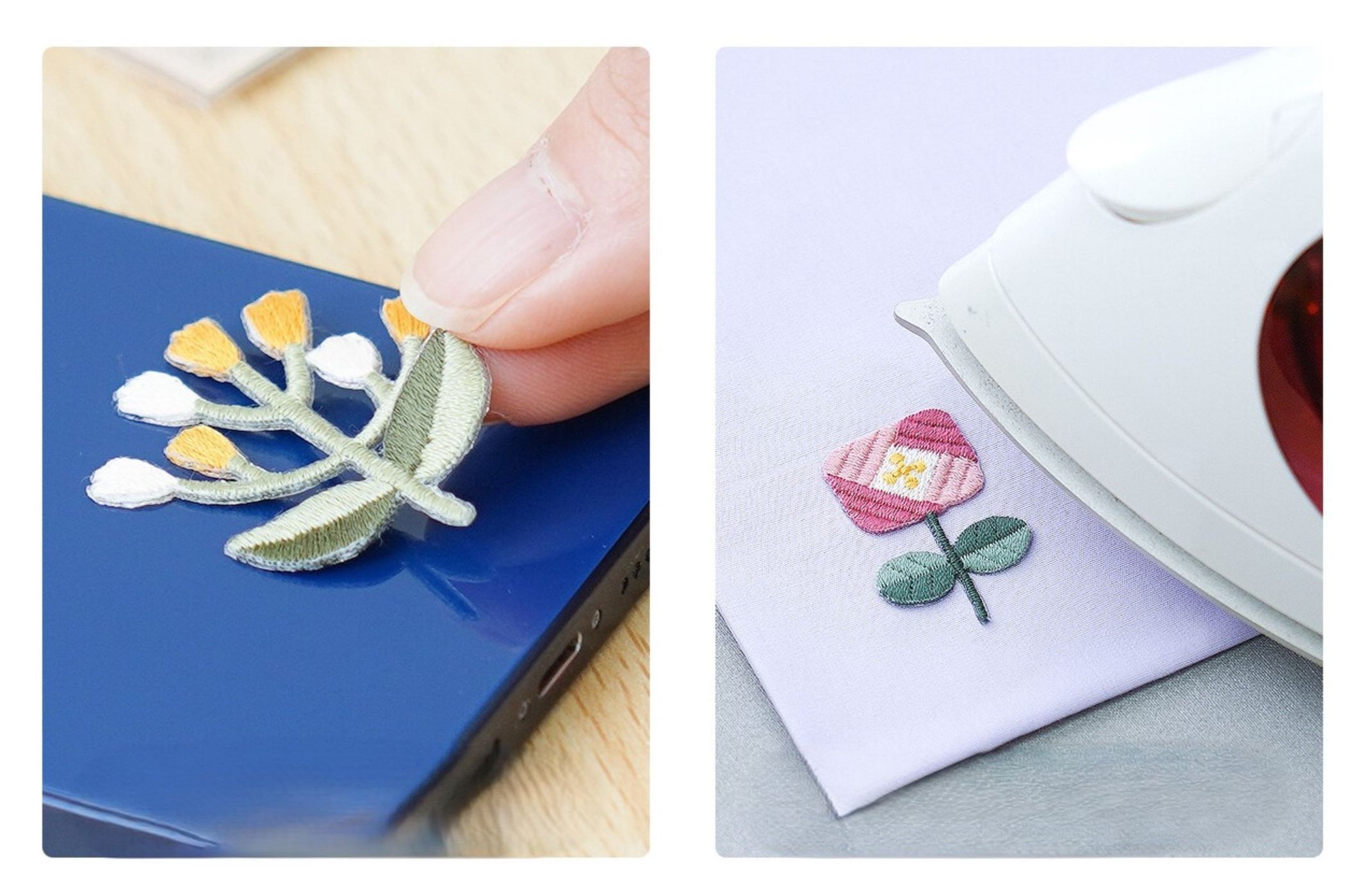 Hara Wool Appliques - Retro Flower - Pink || The Stationery Pocket