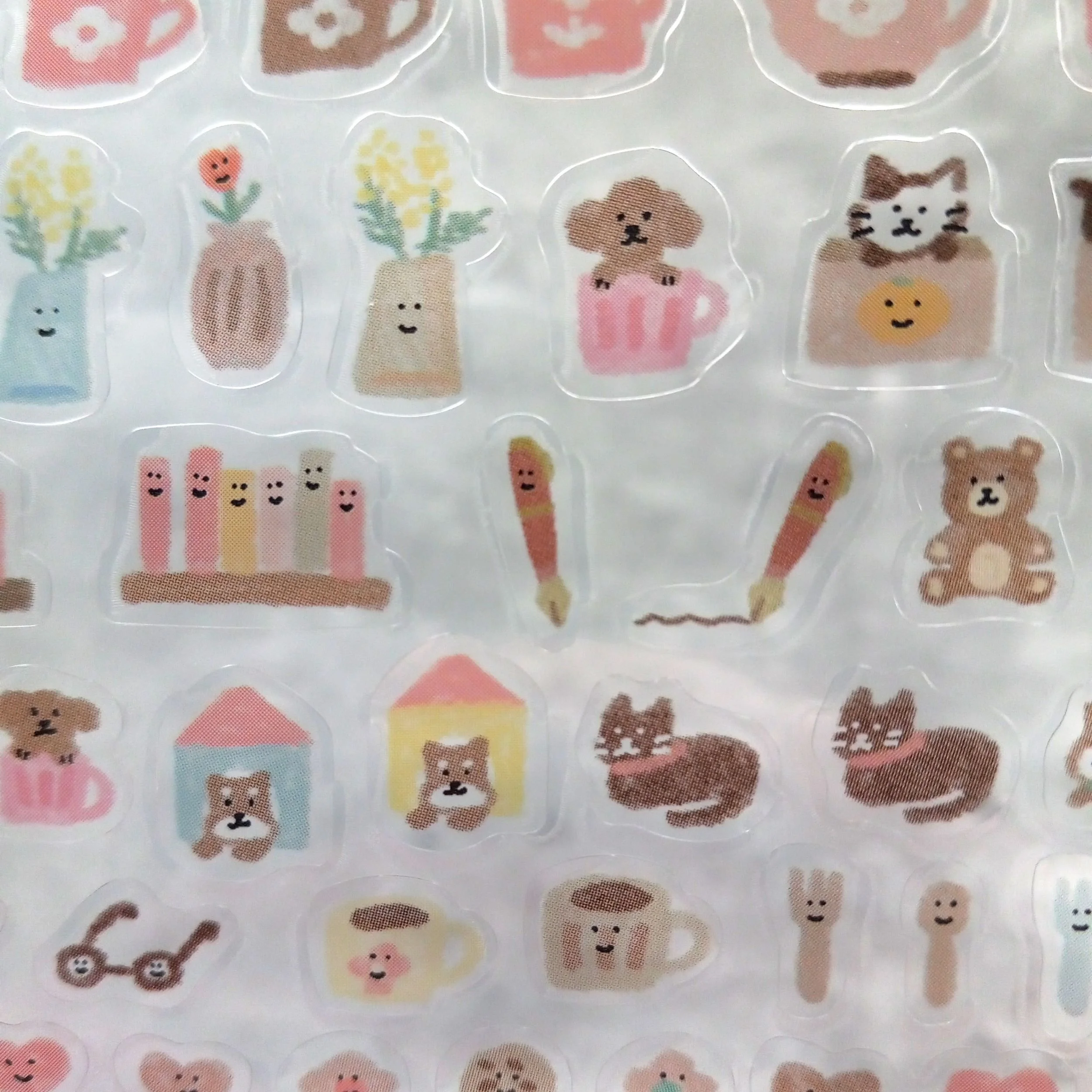 Furukawashiko Stickers - Watashi-Biyori Muttari Brown || The Stationery Pocket