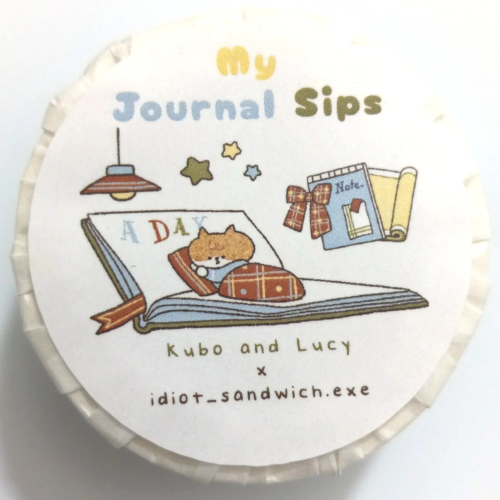 KuboandLucy x Idiot Sandwich - Washi Tape - My Journal Sips (Cafe Journaling) V.1 - COMING SOON